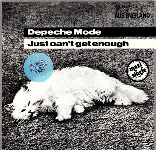 Depeche Mode – Just Can't Get Enough White Vinyl 12" Maxi-Single