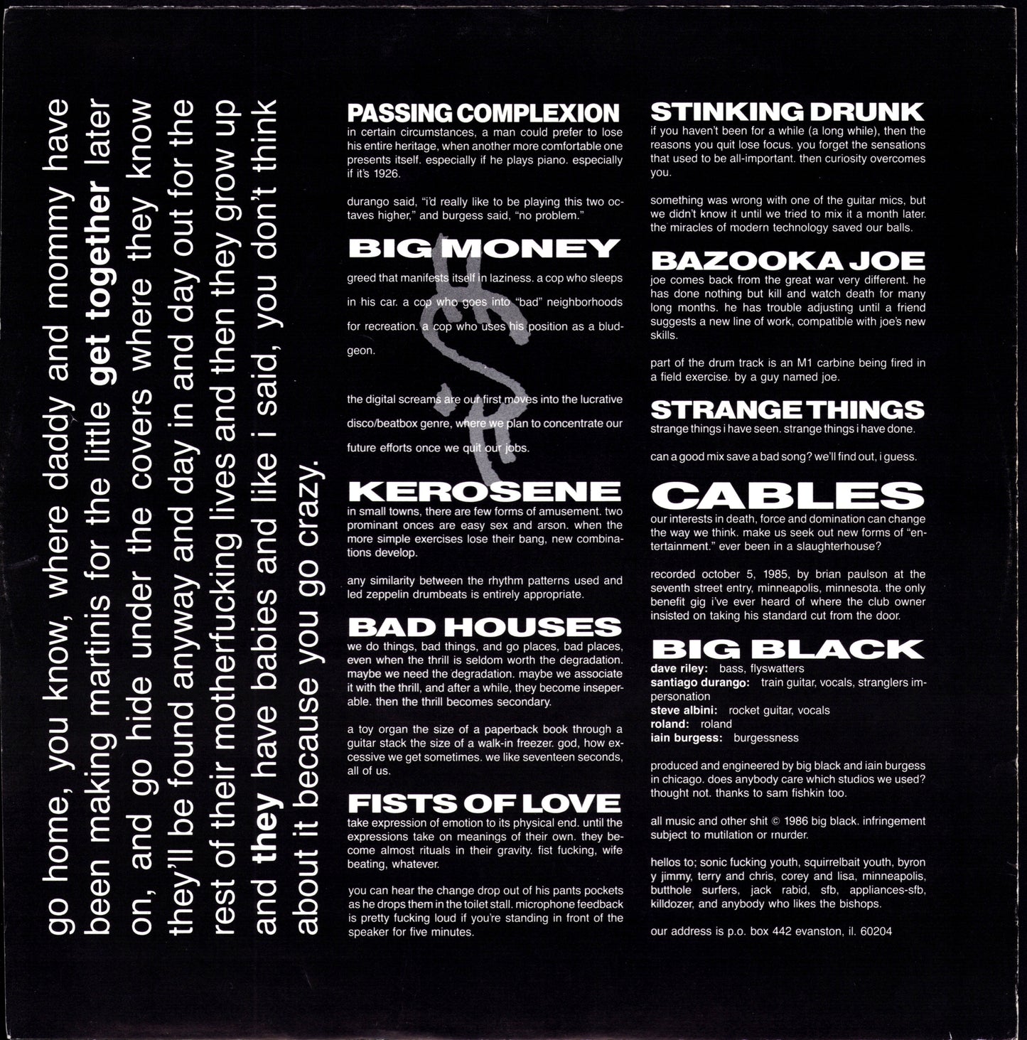 Big Black – Atomizer Vinyl LP