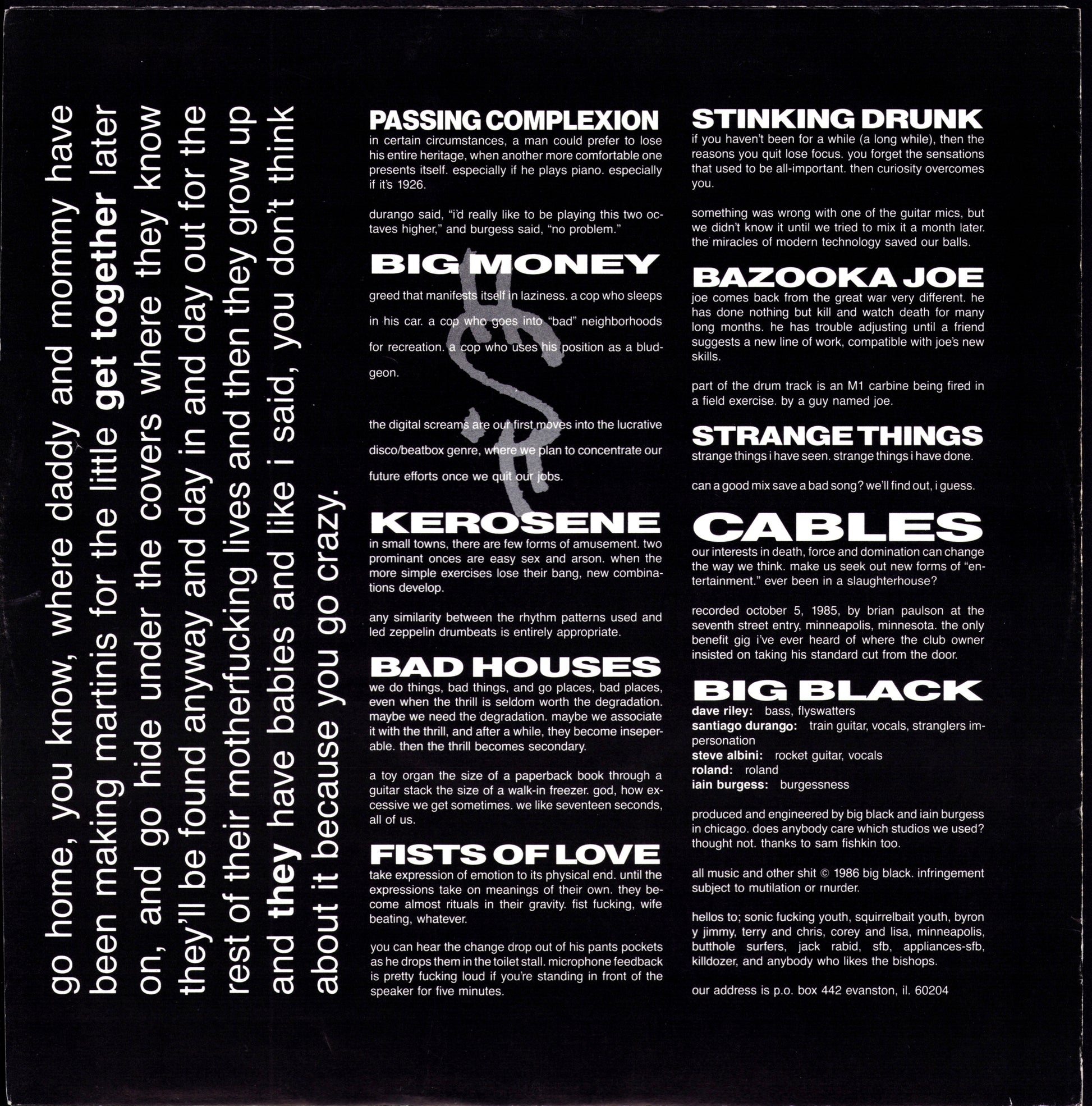 Big Black – Atomizer Vinyl LP