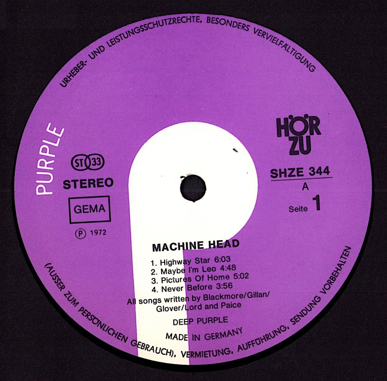 Deep Purple - Machine Head Vinyl LP