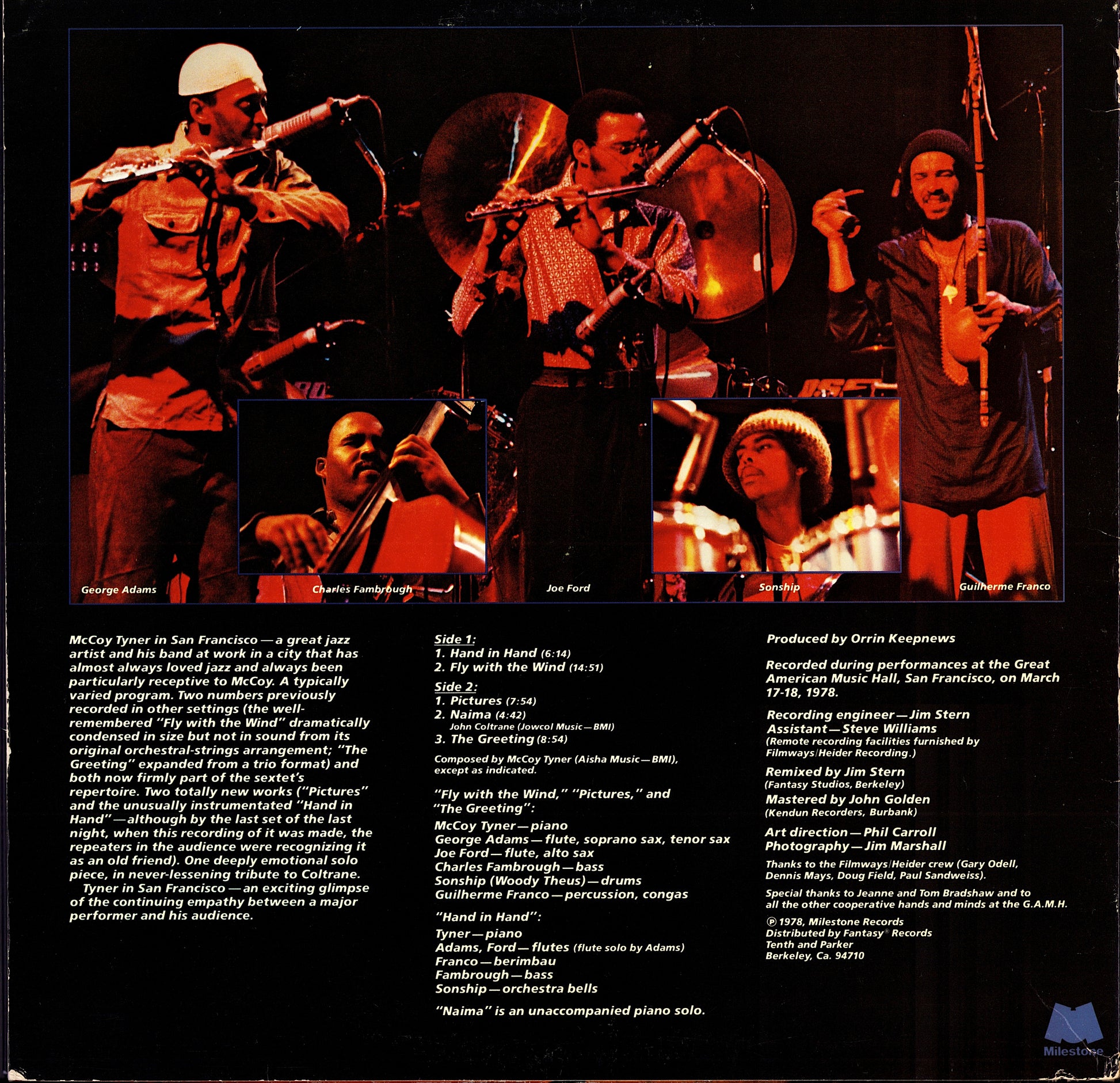 McCoy Tyner – The Greeting Vinyl LP, US Original, 1978