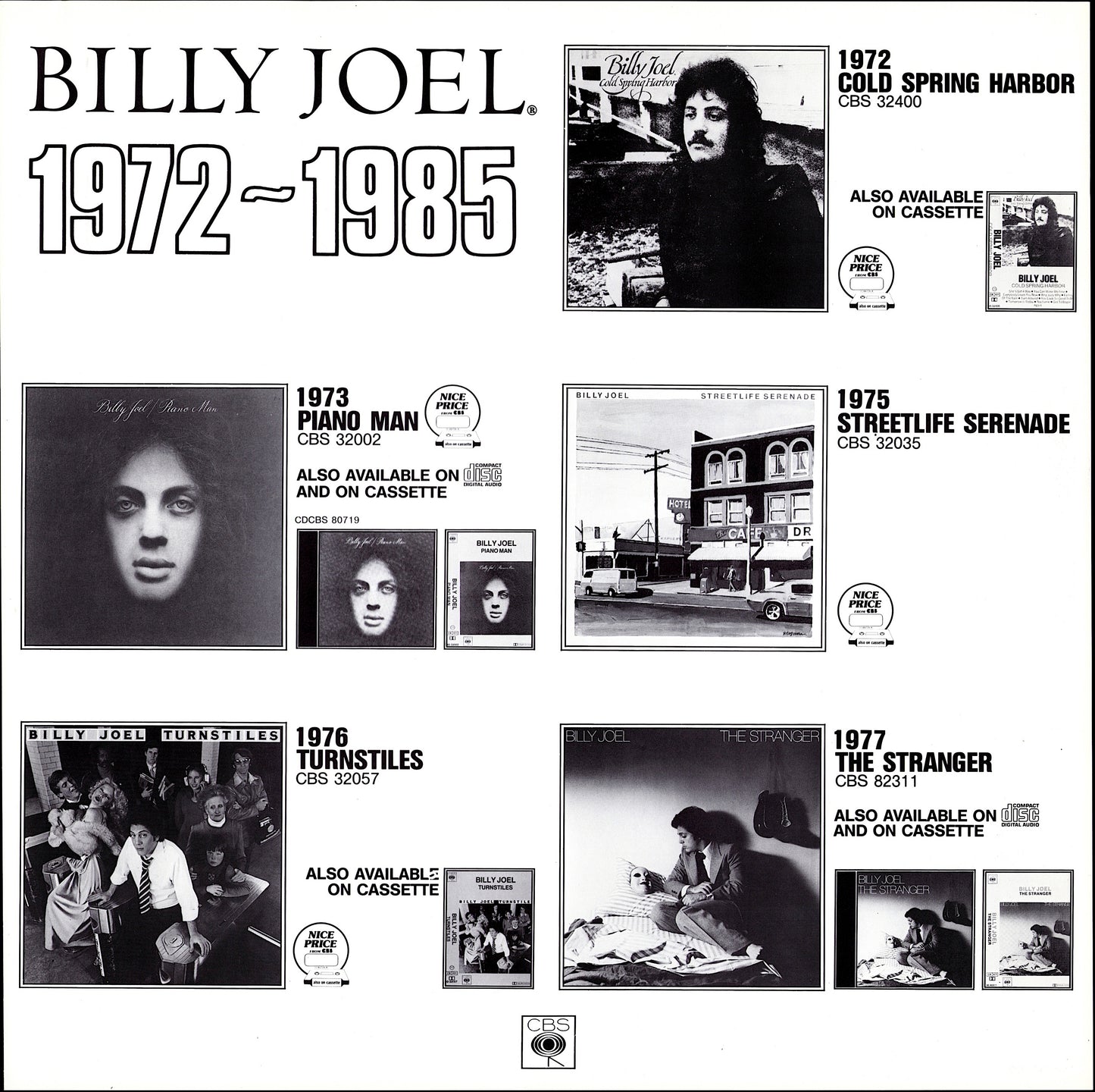 Billy Joel – Greatest Hits Volume I & Volume II Vinyl 2LP Kopie