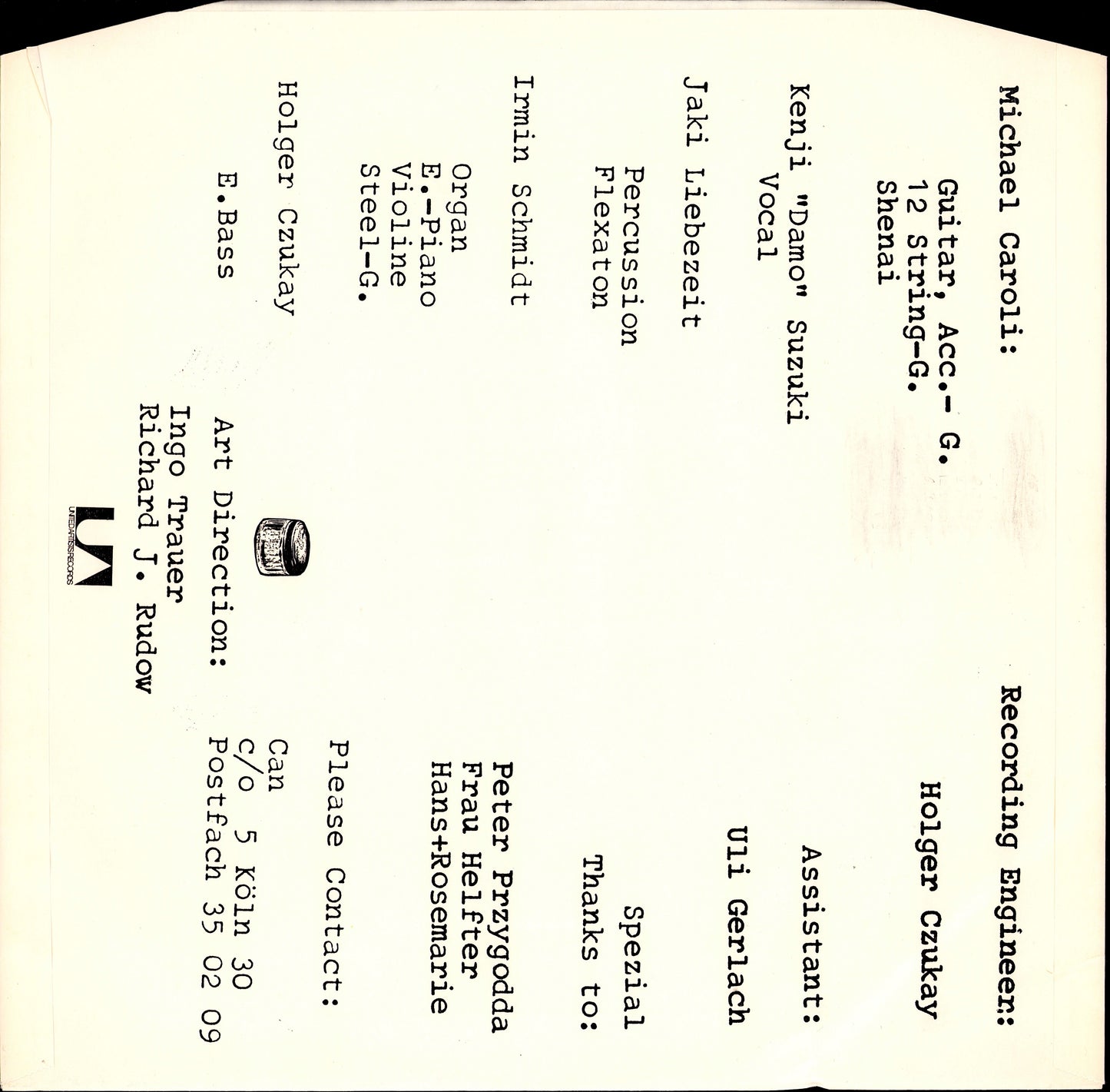 The Can - Monster Movie Vinyl LP Kopie Kopie Kopie Kopie Kopie