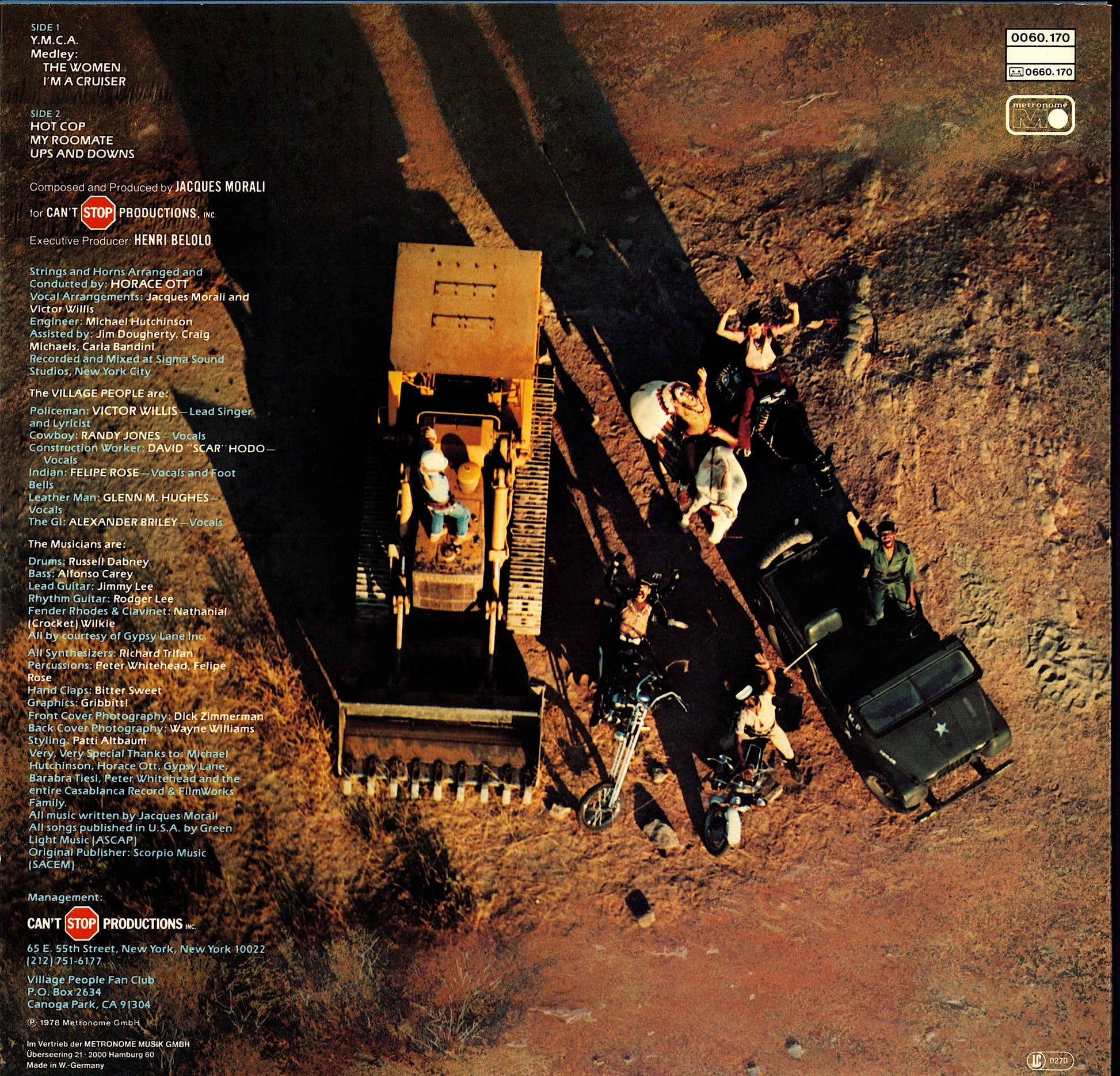 Village People – Cruisin' Vinyl LP