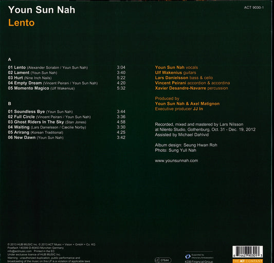 Youn Sun Nah – Lento (Vinyl LP)