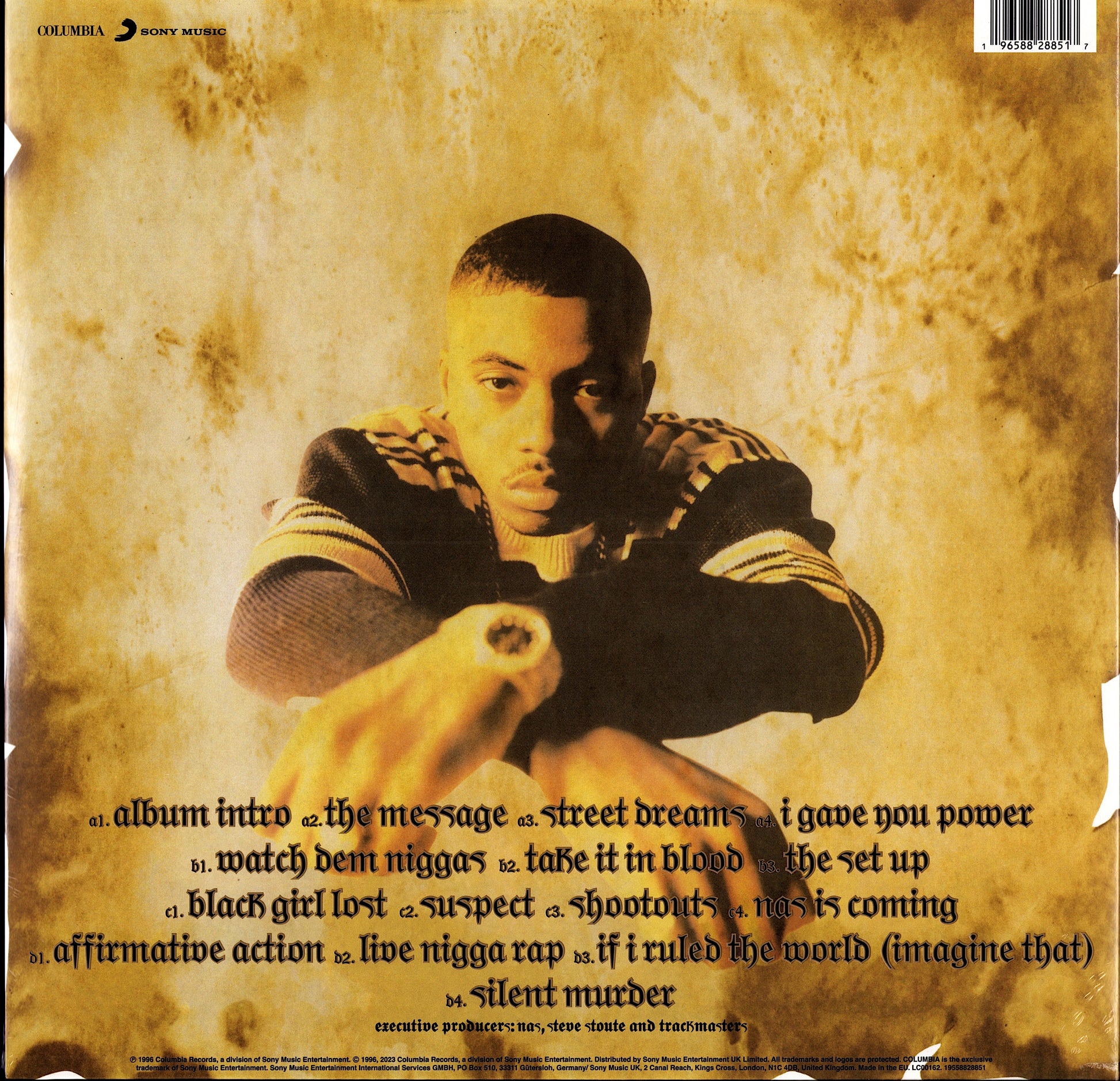 Nas – It Was Written Vinyl 2LP | Gold/Black Marbled | EU Reissue | 2023