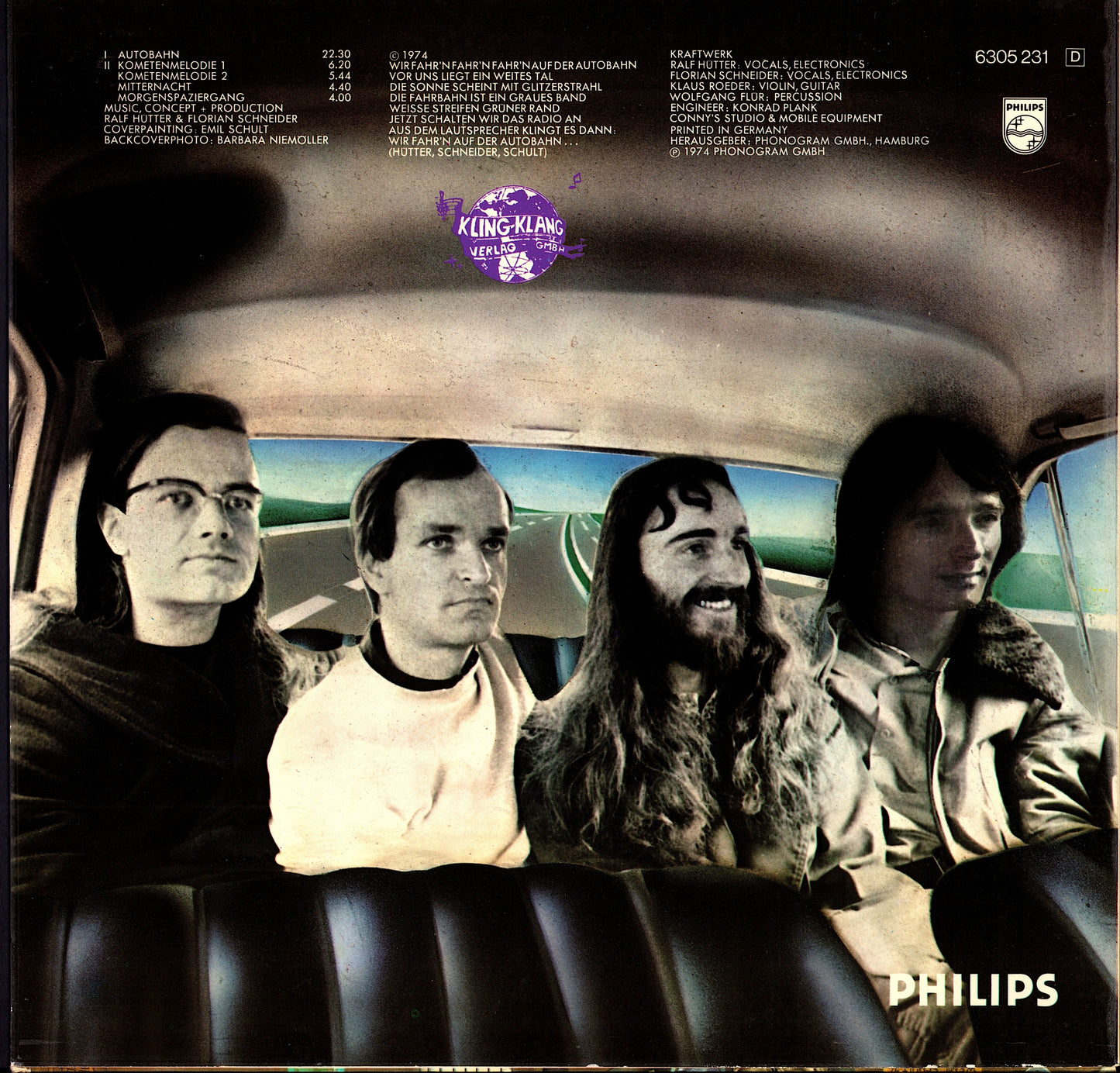 Kraftwerk – Autobahn Vinyl LP Kopie