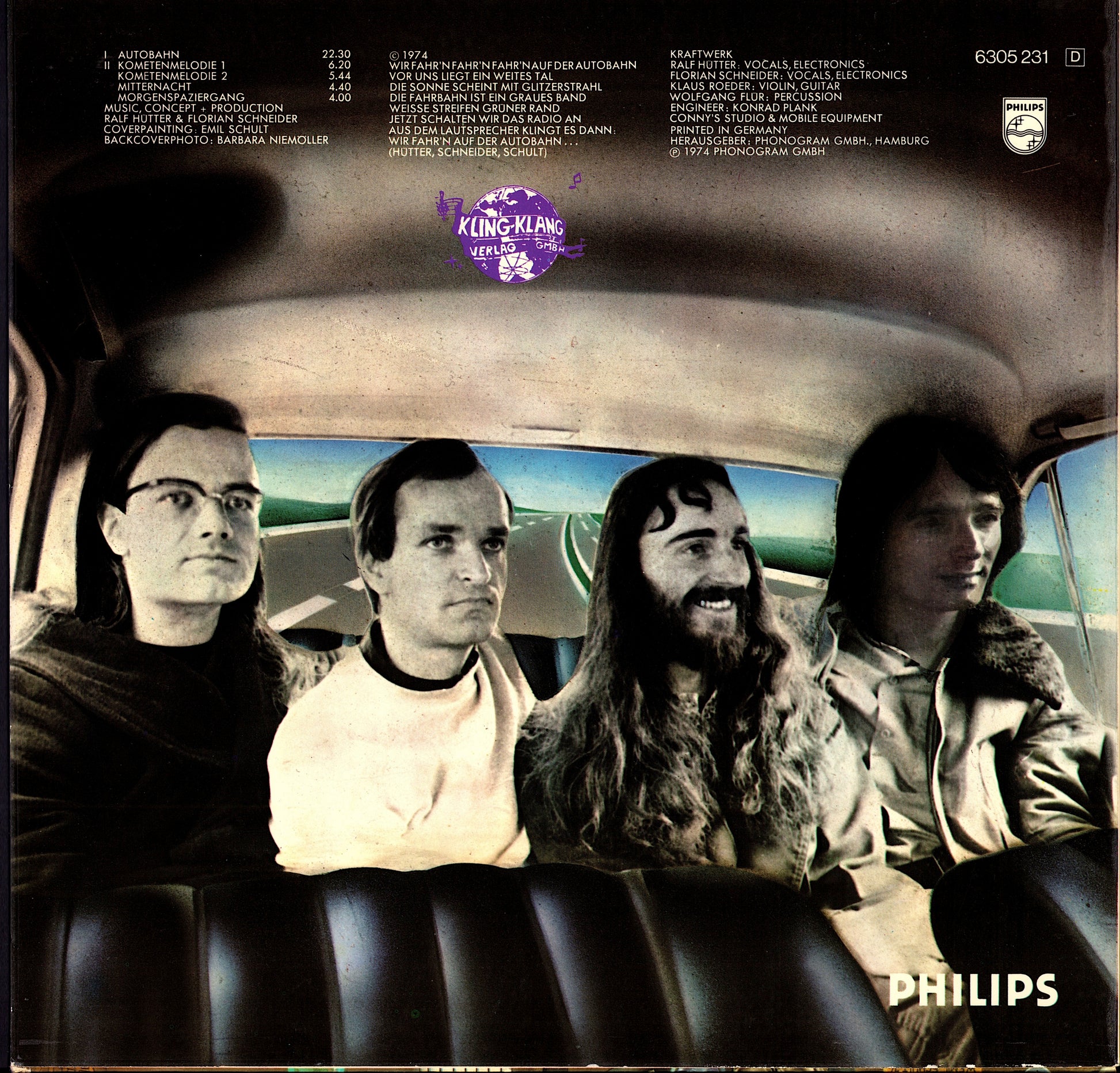 Kraftwerk – Autobahn Vinyl LP Kopie