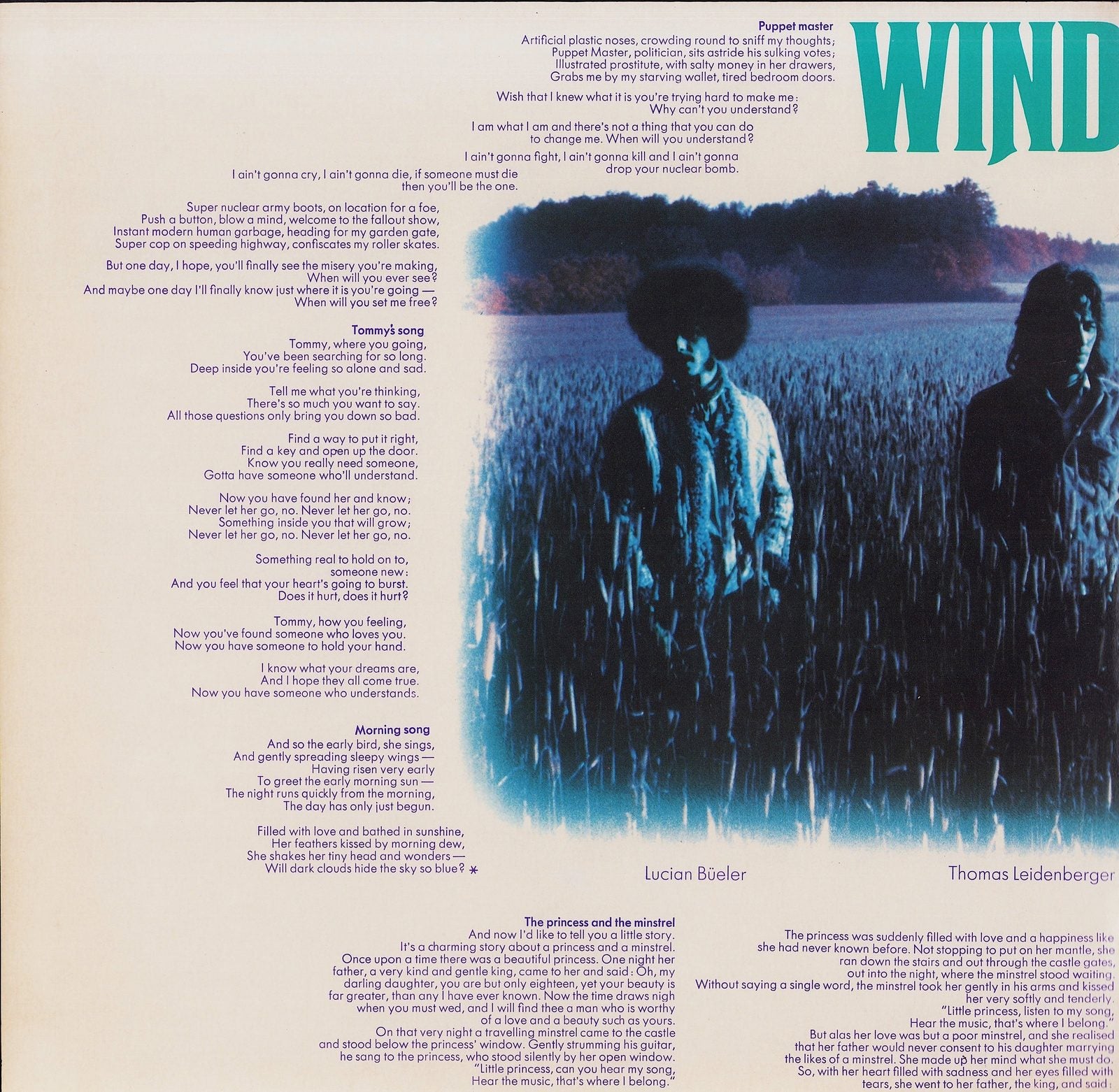 Wind - Morning Vinyl LP