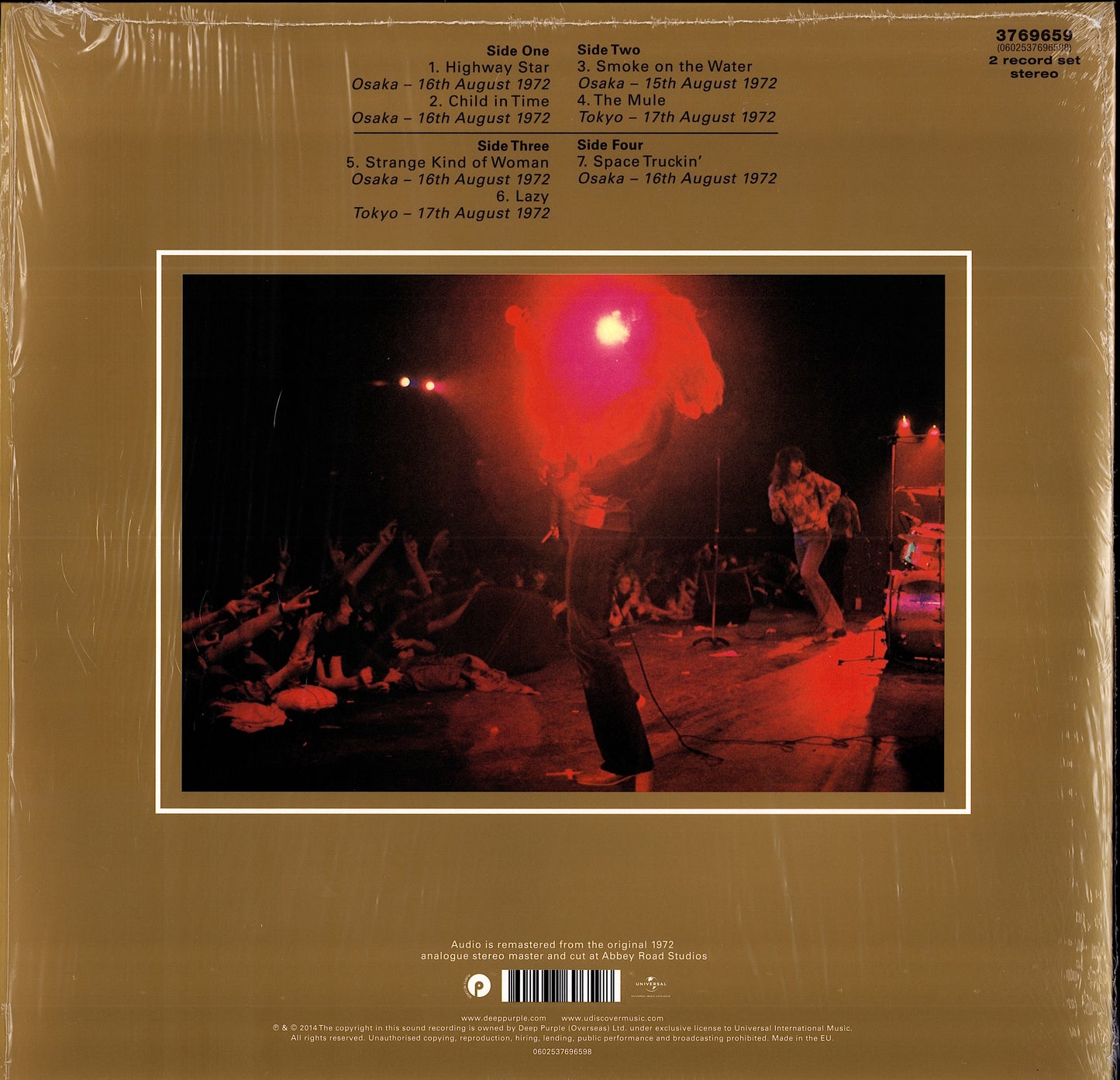 Deep Purple ‎- Made In Japan (Vinyl 2LP) 