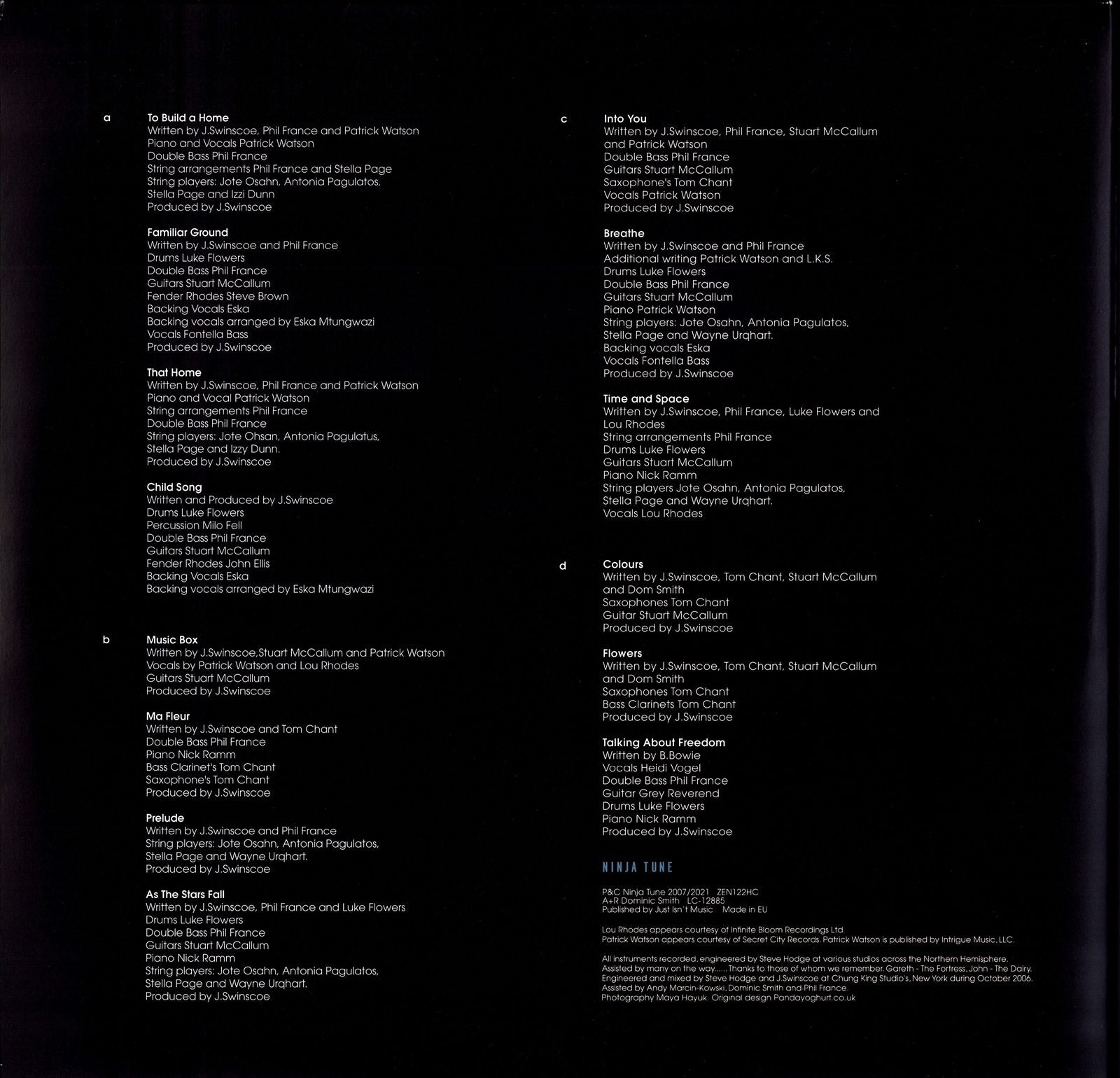 The Cinematic Orchestra – Ma Fleur Clear Vinyl 2LP Limited Edition