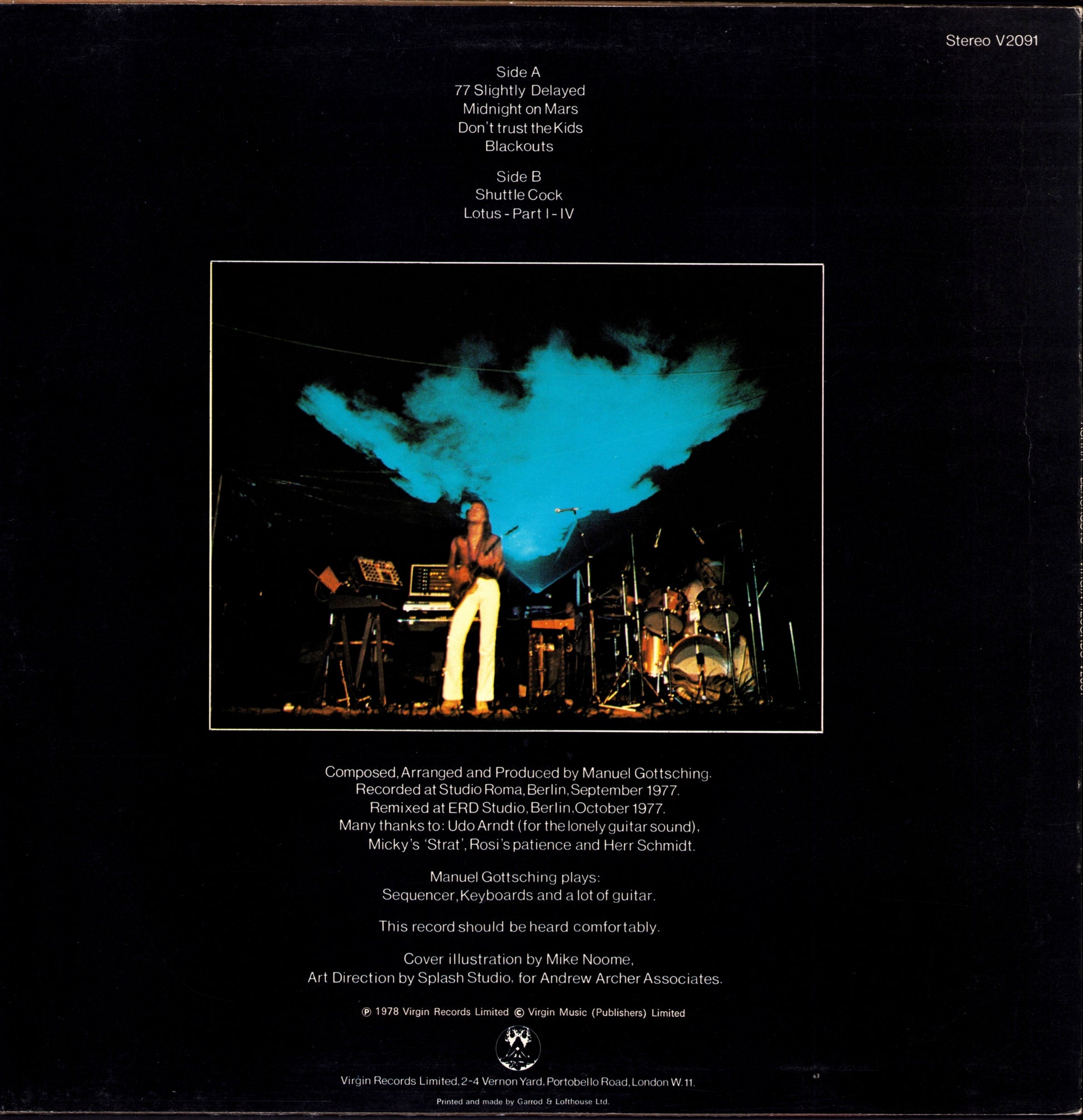 Ashra ‎- Belle Alliance Vinyl LP Kopie