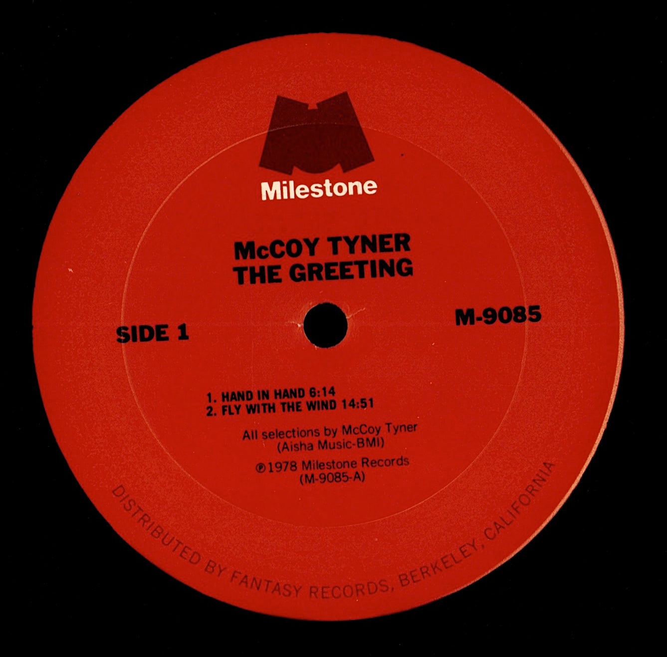 McCoy Tyner – The Greeting Vinyl LP, US Original, 1978