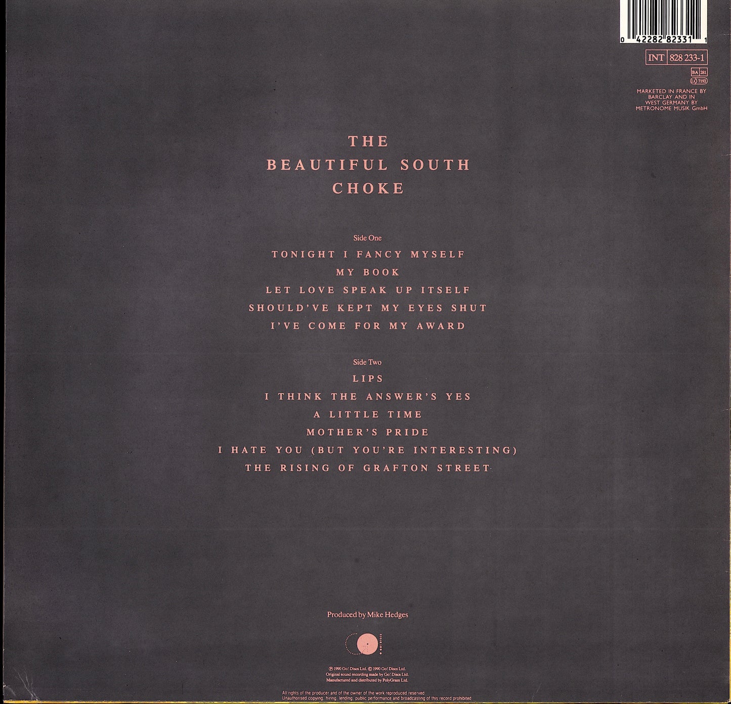 Love And Rockets ‎- Express Vinyl LP Kopie