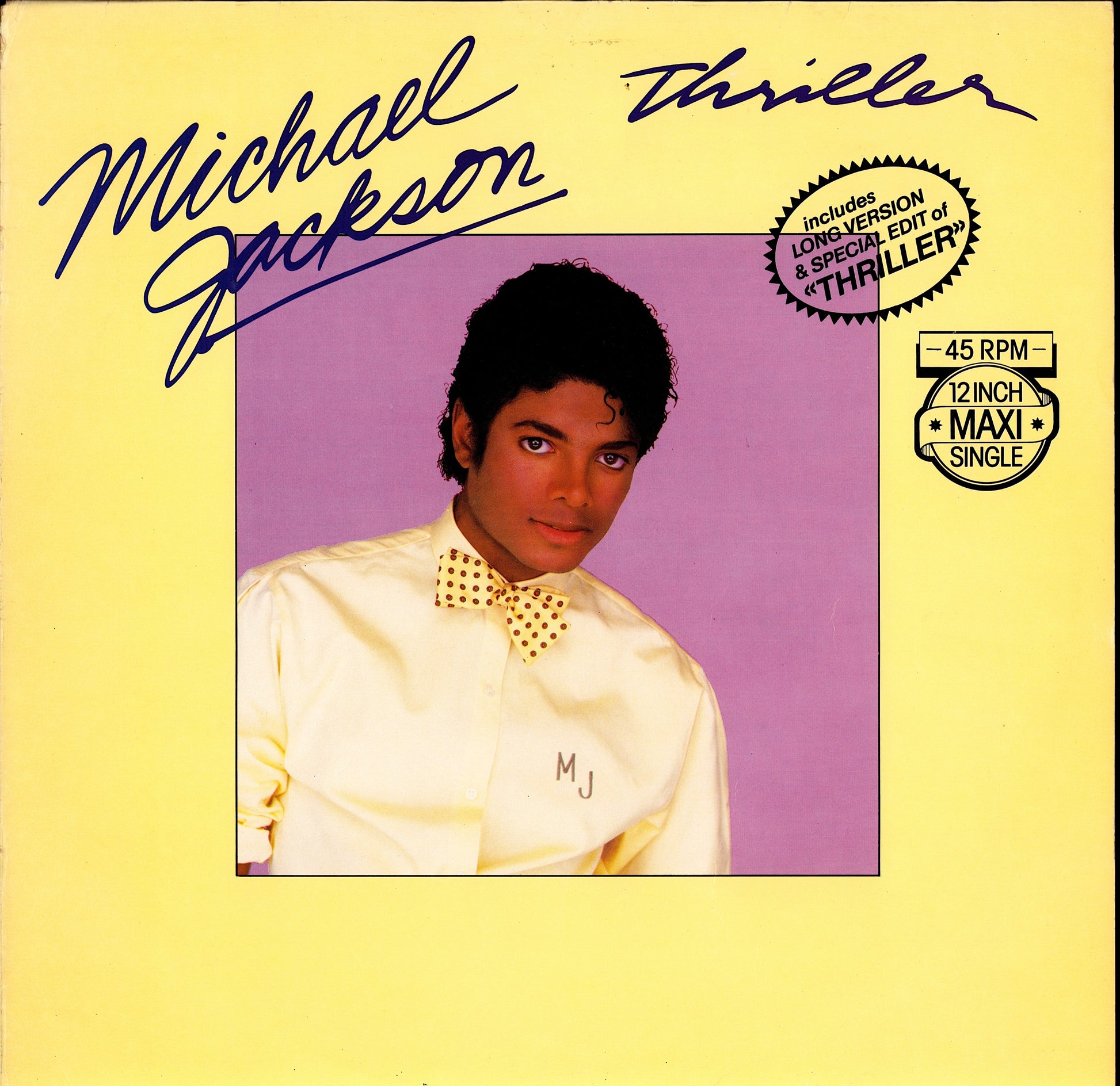 Michael Jackson – Thriller Vinyl 12" | EU Original | 1983