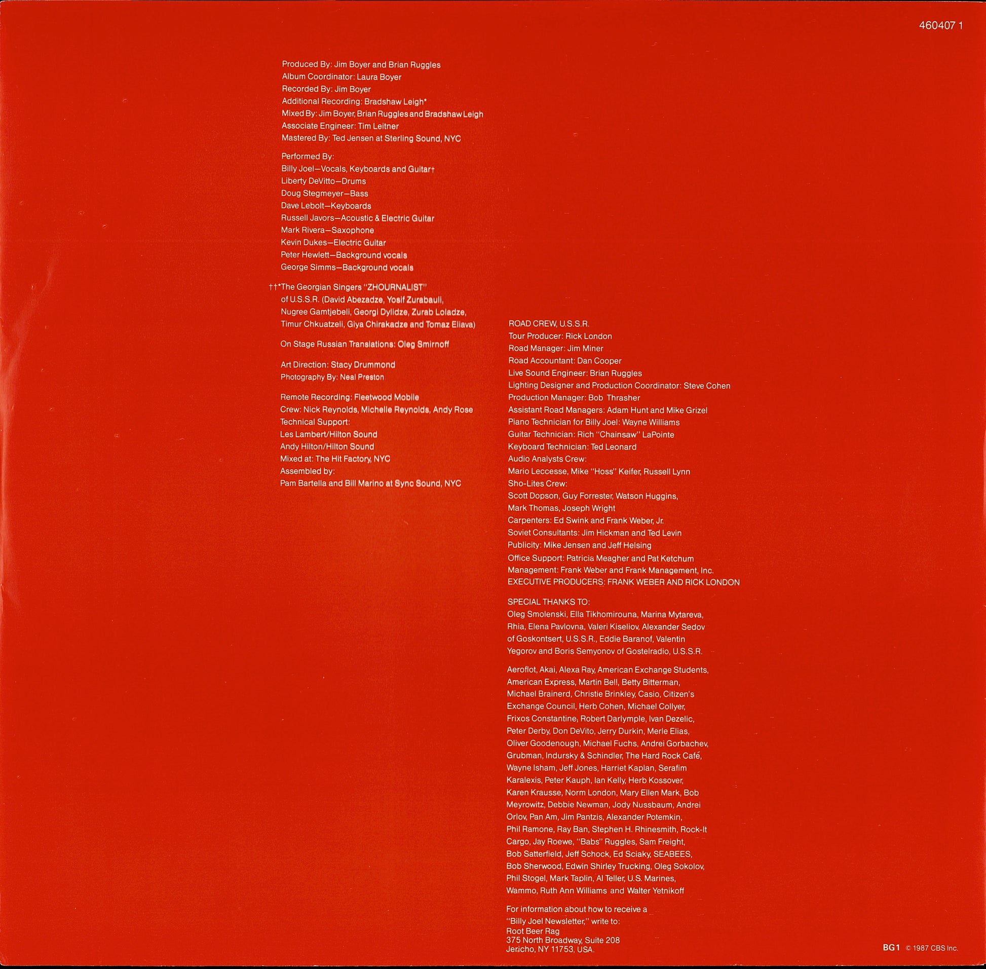 Billy Joel - Концерт Vinyl 2LP Kopie