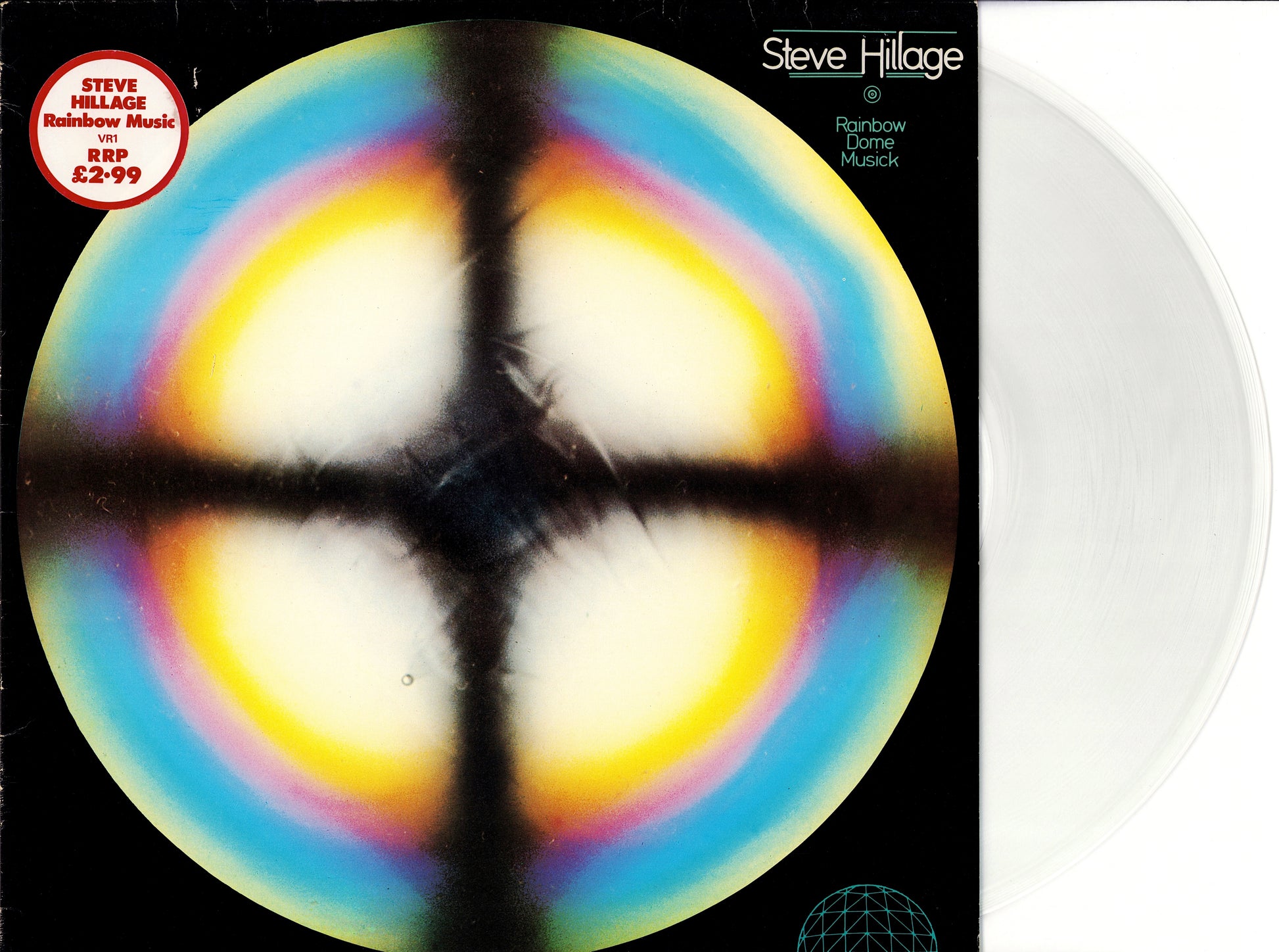 Steve Hillage – Rainbow Dome Musick Clear Vinyl LP Limited Edition