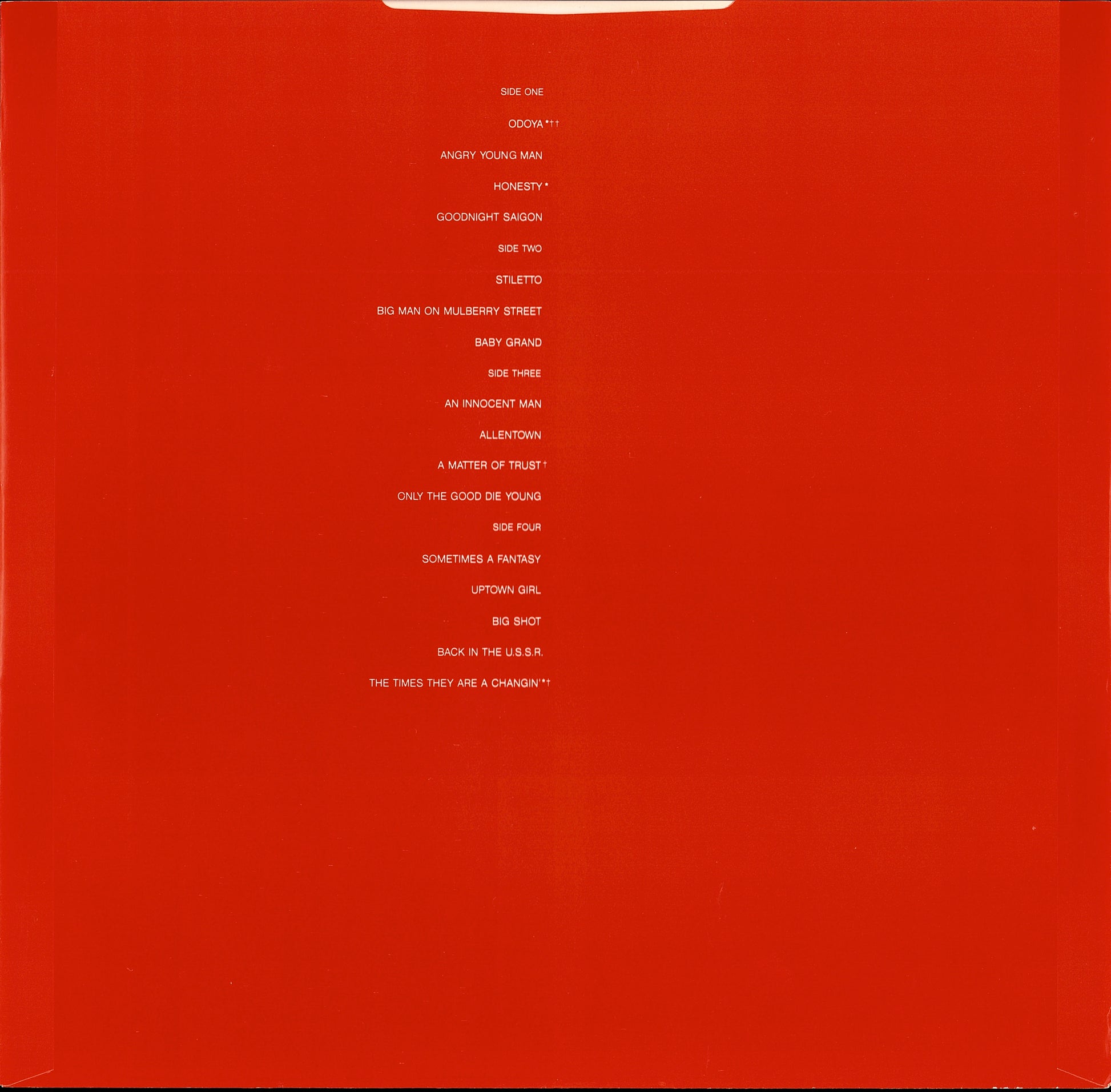 Billy Joel - Концерт Vinyl 2LP Kopie