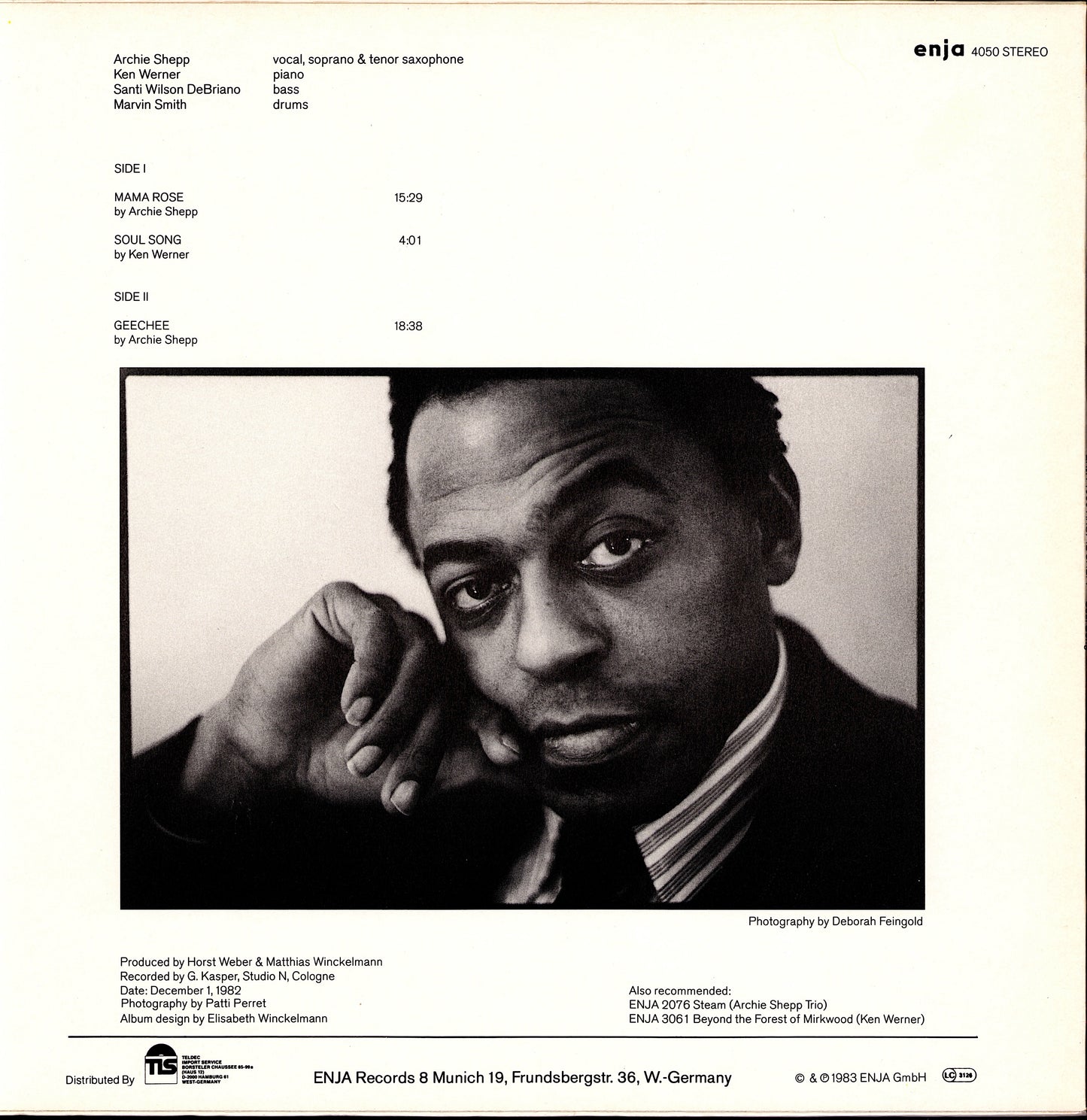 Archie Shepp – Soul Song Vinyl LP | DE Original | 1983