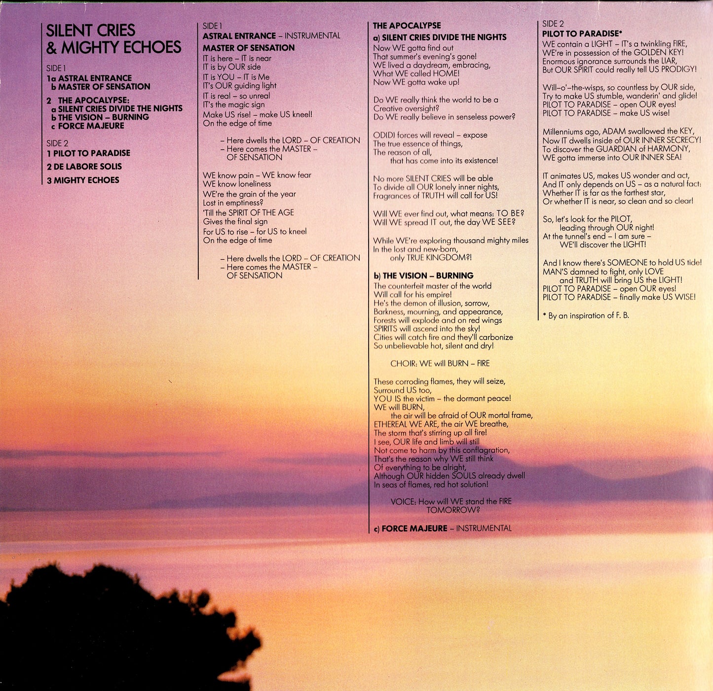 Eloy - Silent Cries And Mighty Echoes (Vinyl LP)