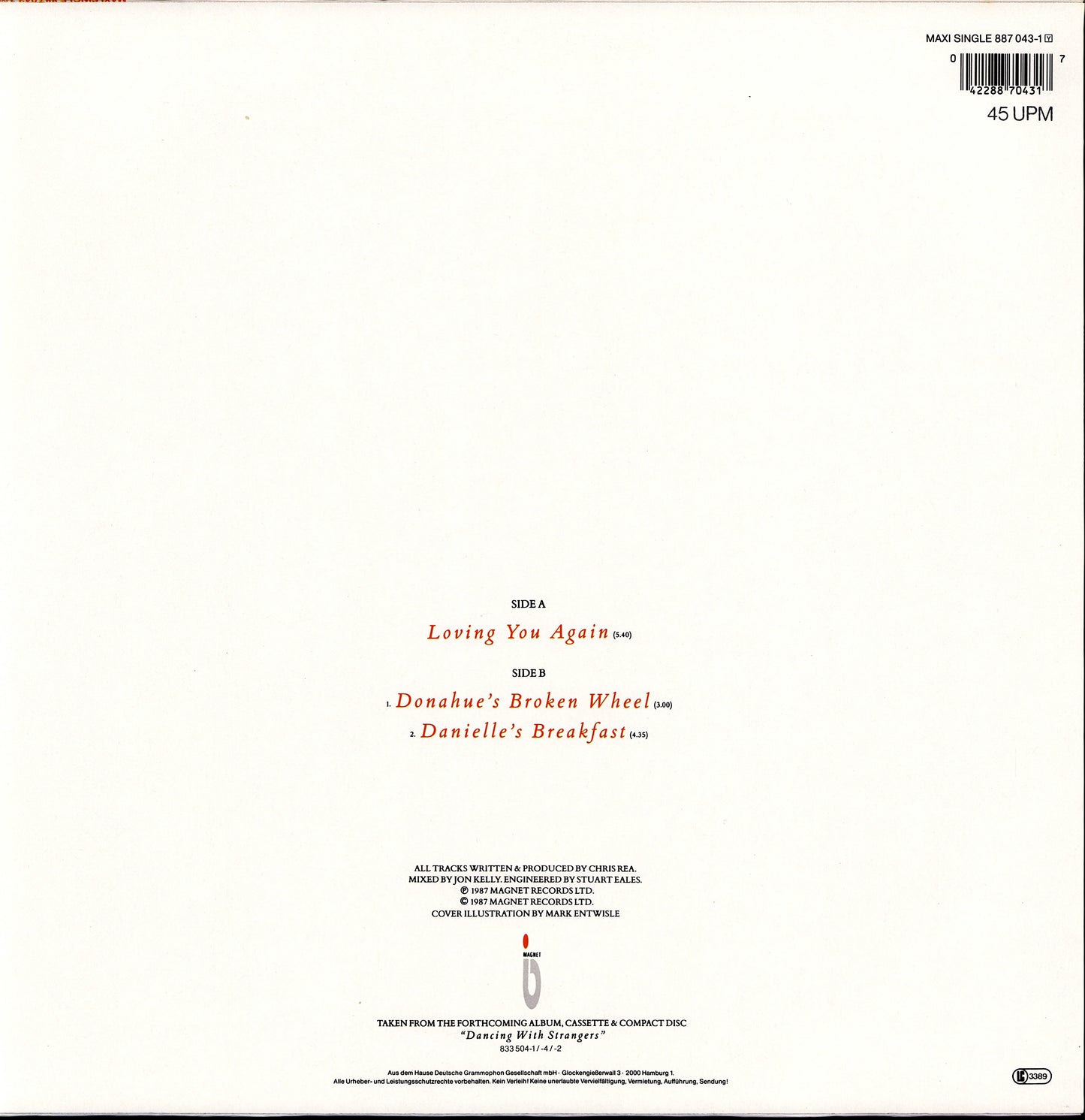 Chris Rea – Loving You Again Vinyl 12" Maxi-Single