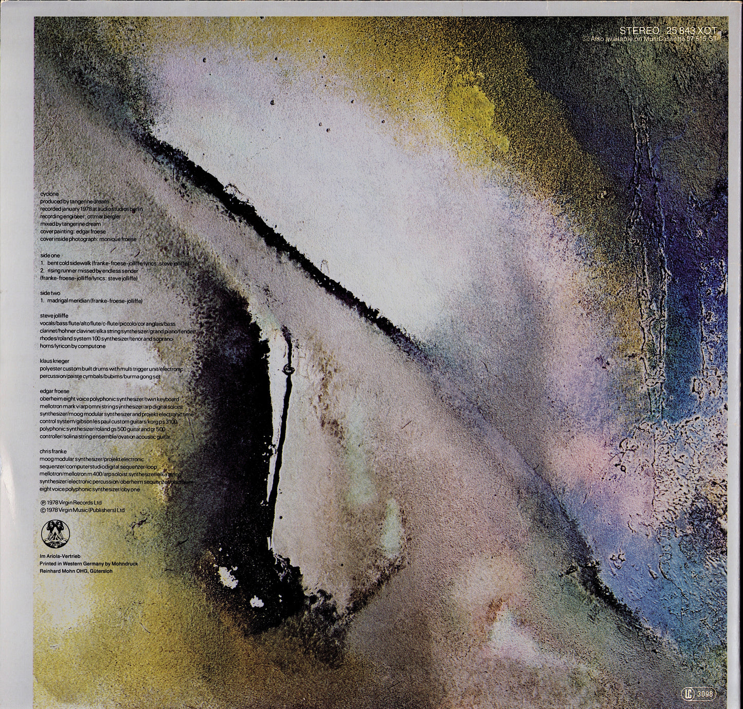 Tangerine Dream – Stratosfear Vinyl LP Kopie Kopie