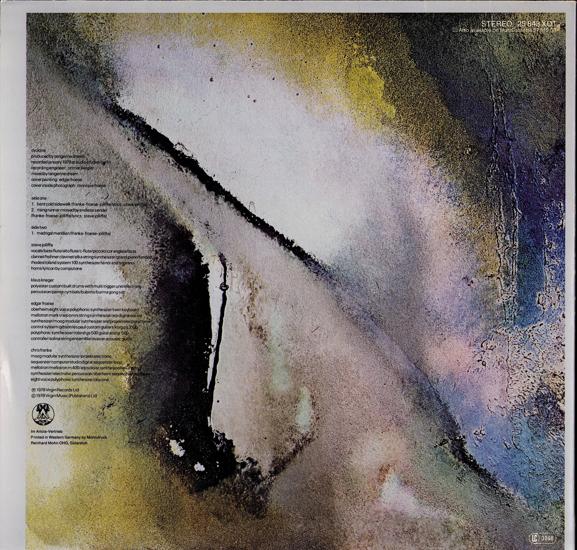 Tangerine Dream – Stratosfear Vinyl LP Kopie Kopie