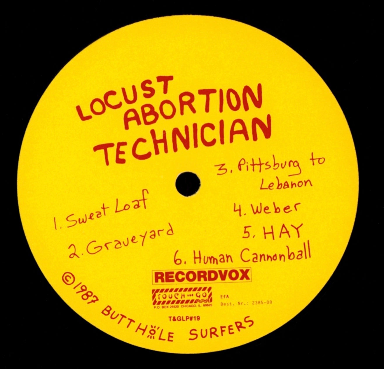 Butthole Surfers – Locust Abortion Technician (Vinyl LP)
