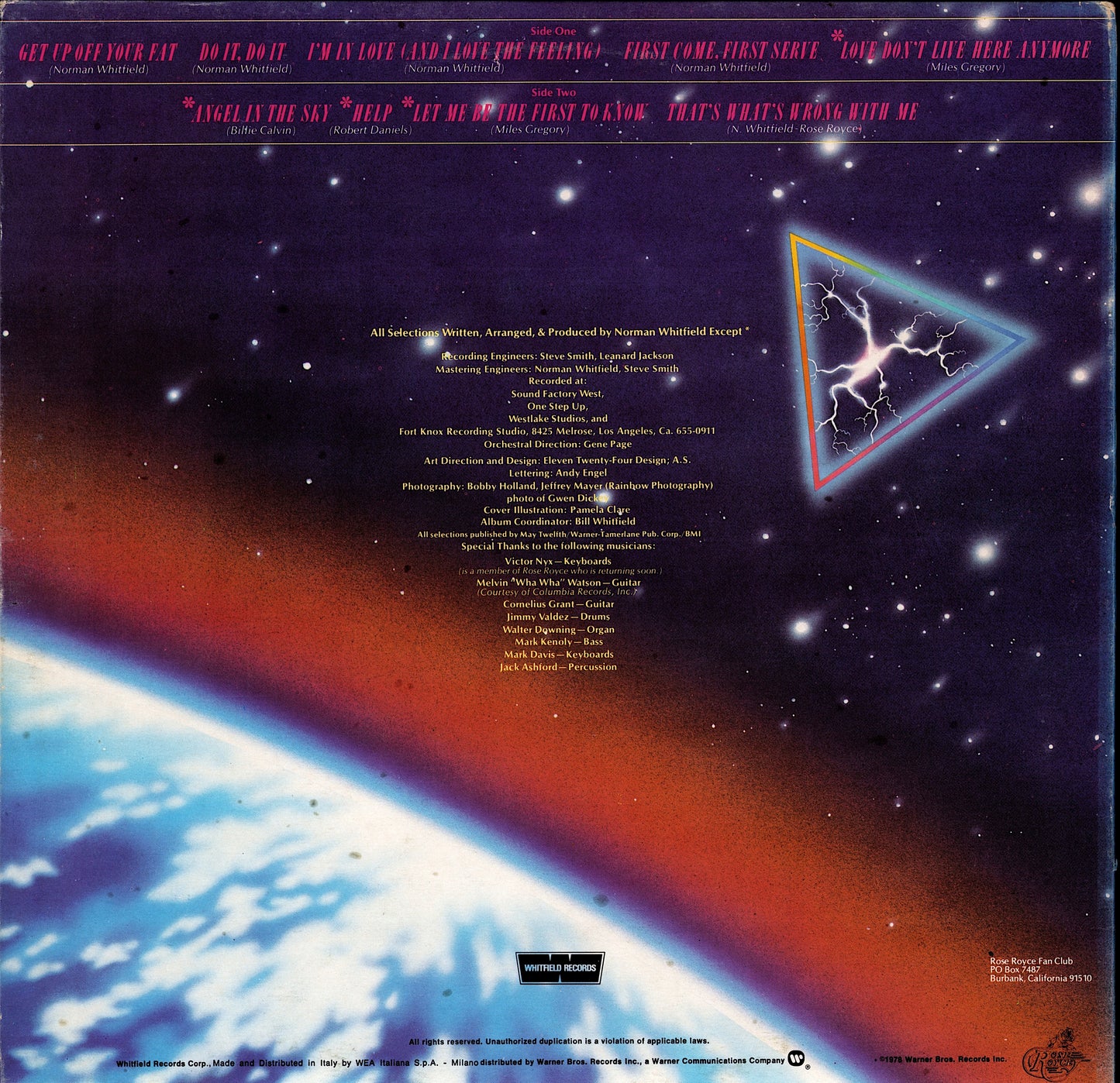 Spinners – From Here to Eternally Vinyl LP, DE Original, 1979 Kopie