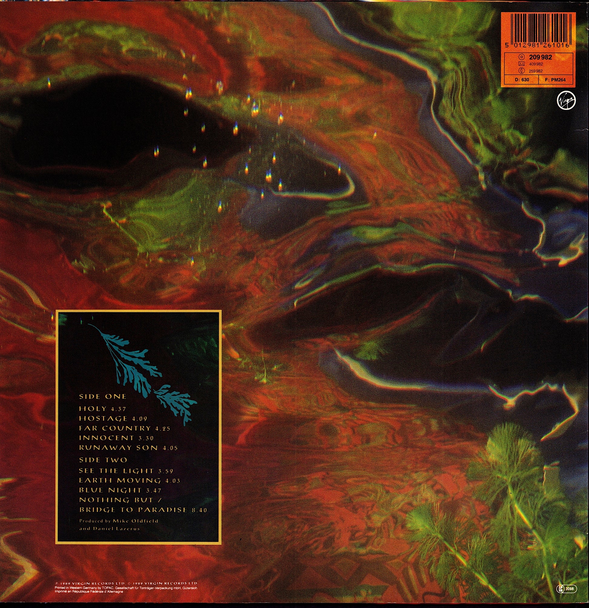 Mike Oldfield - Islands Vinyl LP Kopie
