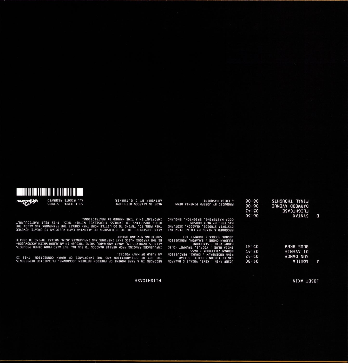 Josef Akin – Flightcase (Vinyl LP)