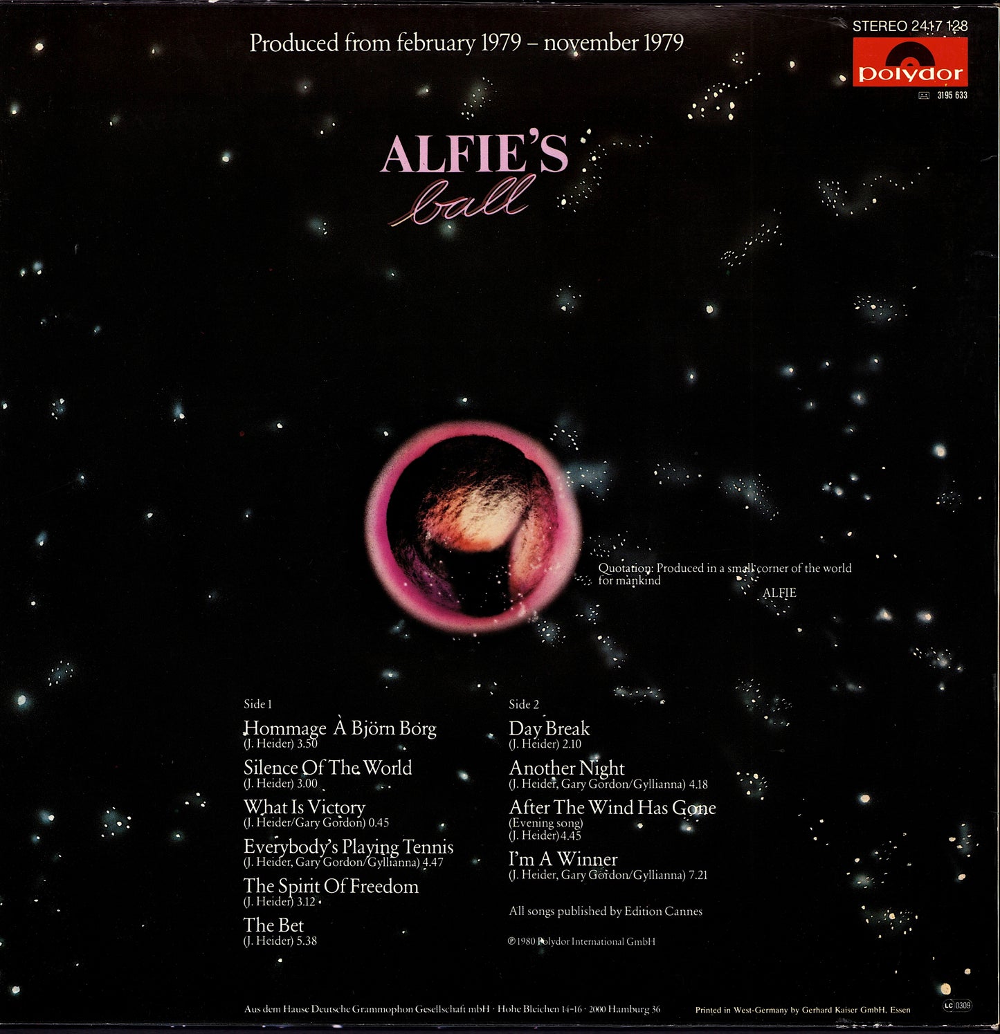 Alfie – Alfie's Ball (Vinyl LP)