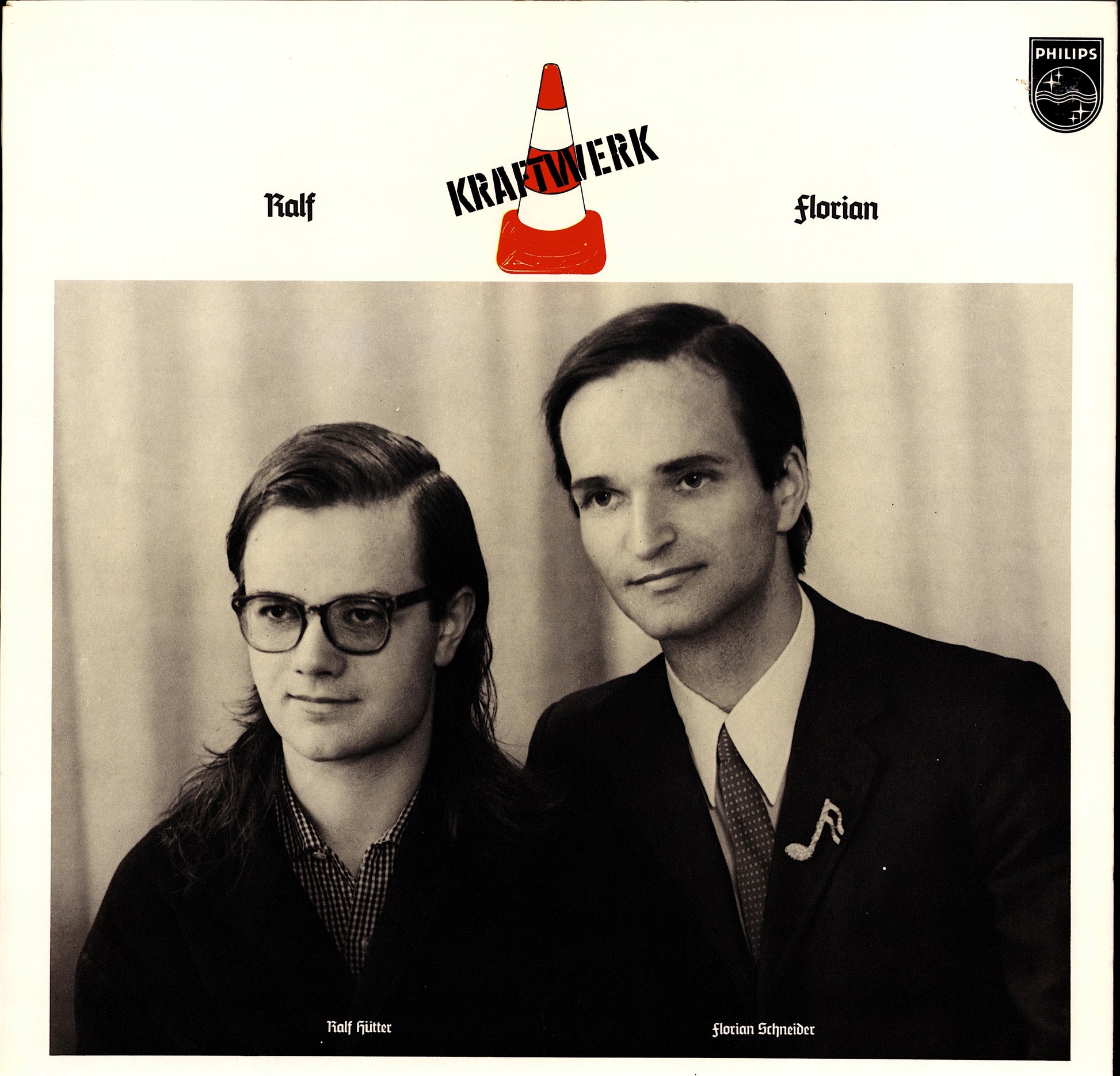 Kraftwerk - Ralf & Florian Vinyl LP with "musicomix" Cartoon Poster