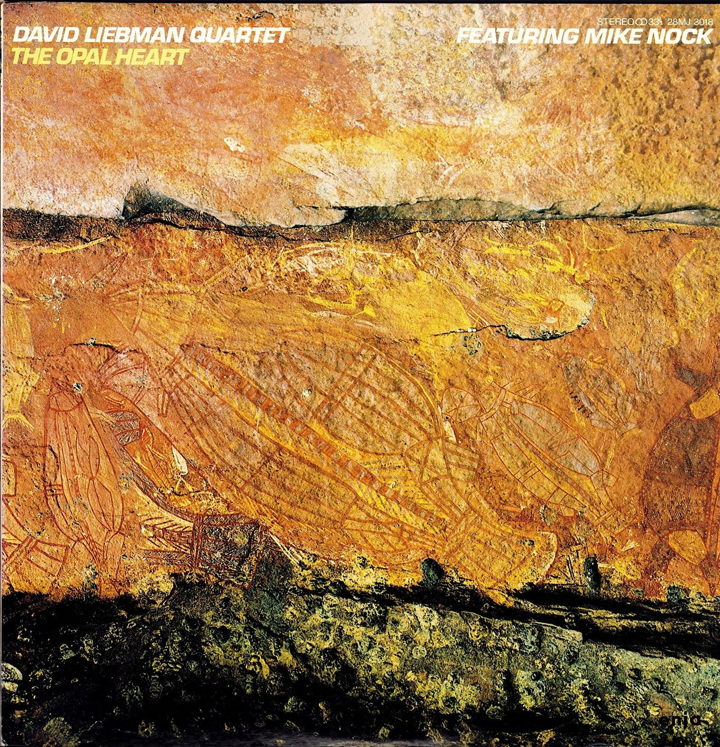 David Liebman Quartet Featuring Mike Nock – The Opal Heart Vinyl LP | JAP Original | 1981