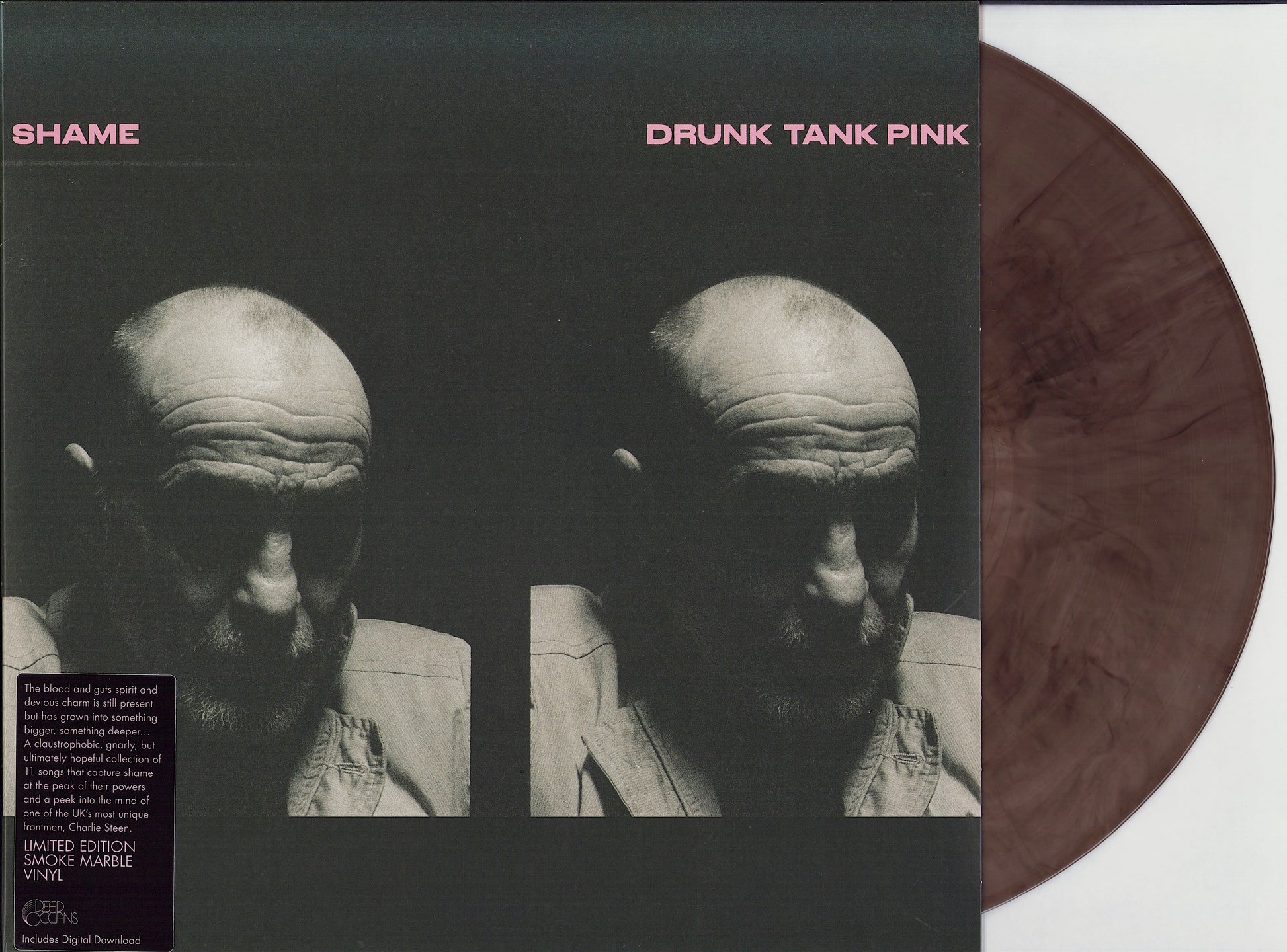 Shame - Drunk Tank Pink Smoke Marble Vinyl LP Limited Edition