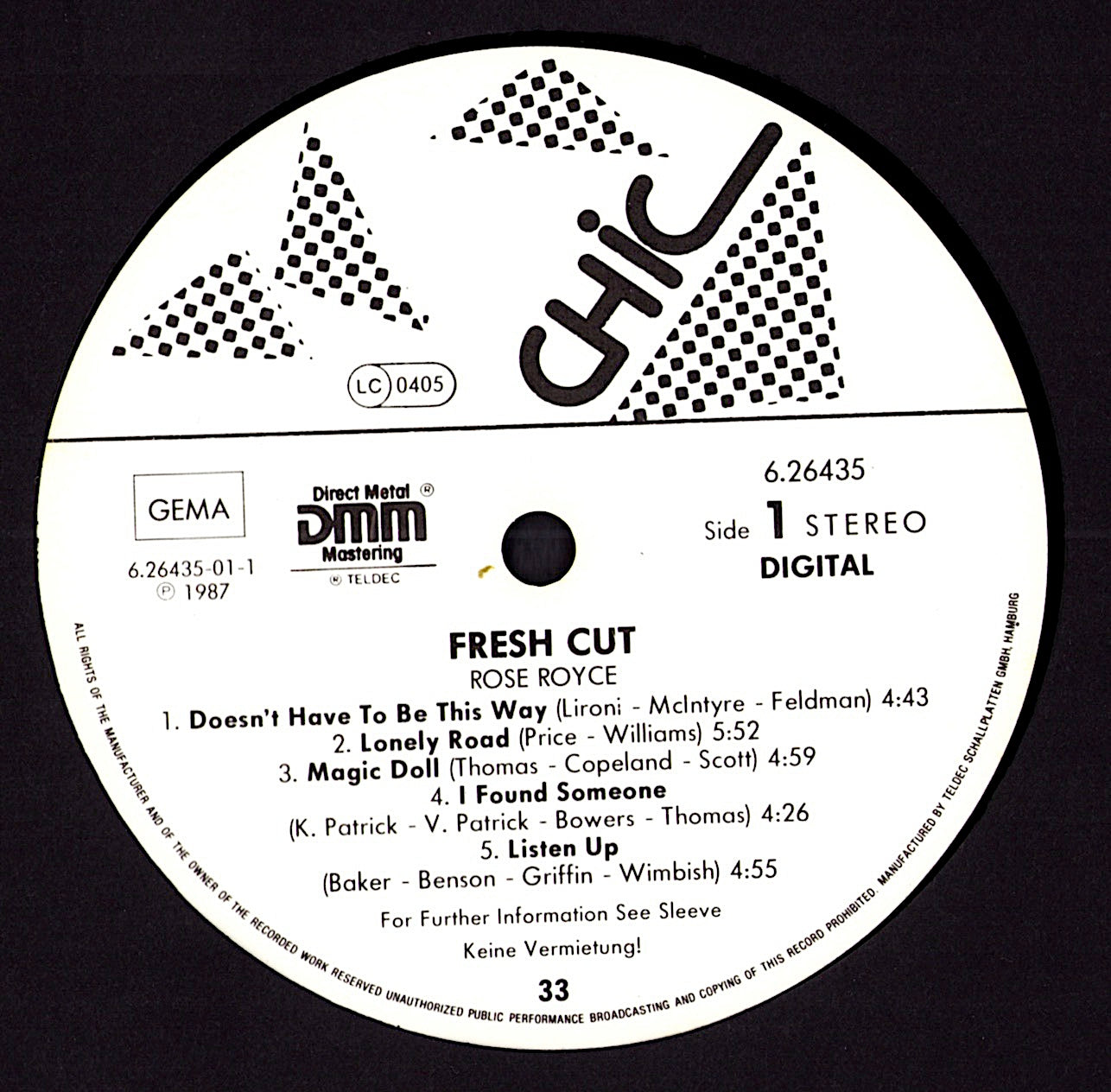 Spinners – From Here to Eternally Vinyl LP, DE Original, 1979 Kopie Kopie