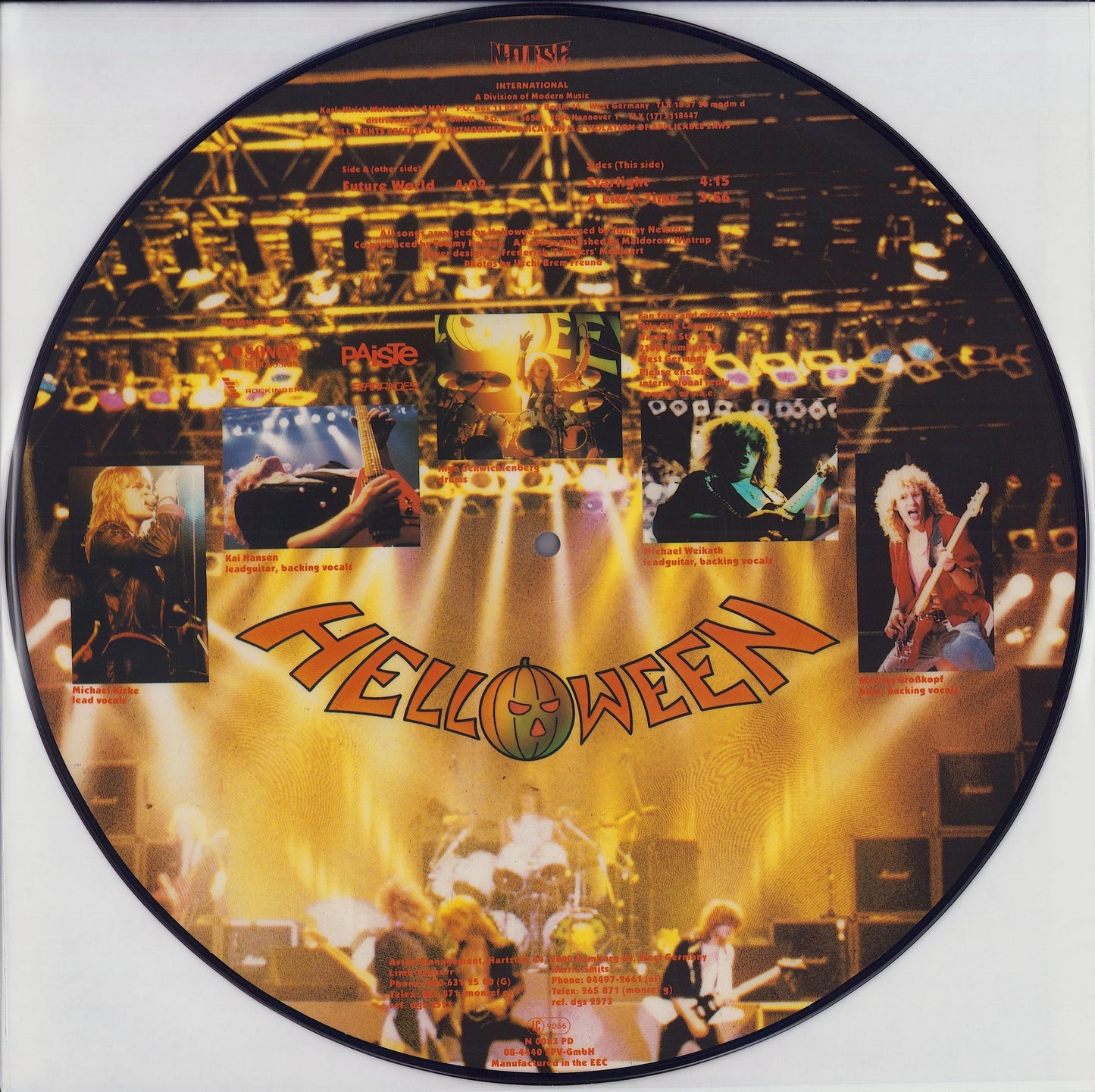 Helloween - Future World Picture Disc Vinyl 12" DE