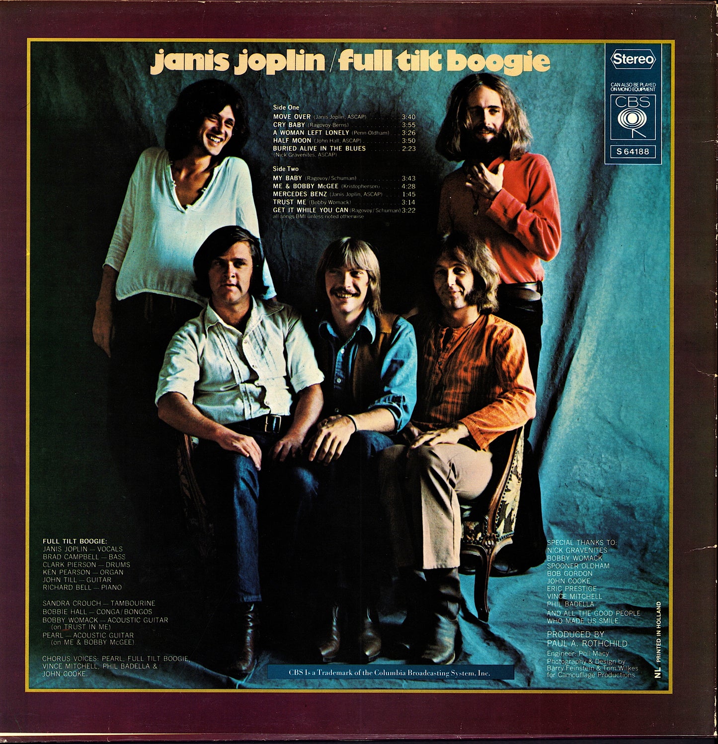 Janis Joplin – Pearl Vinyl LP