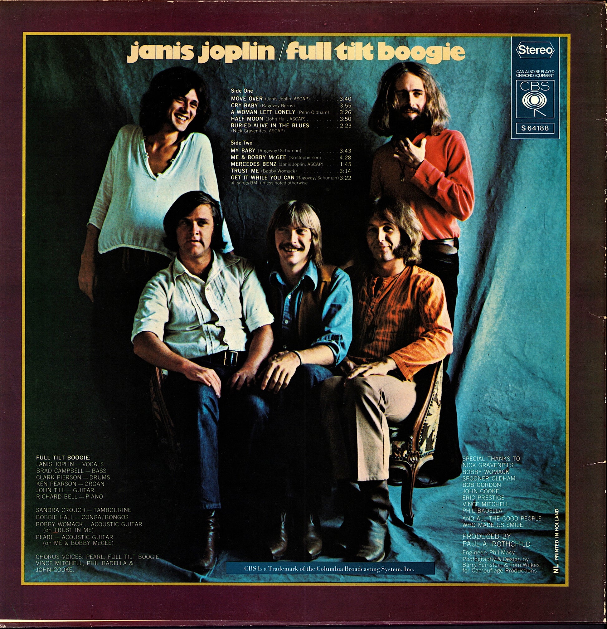 Janis Joplin – Pearl Vinyl LP