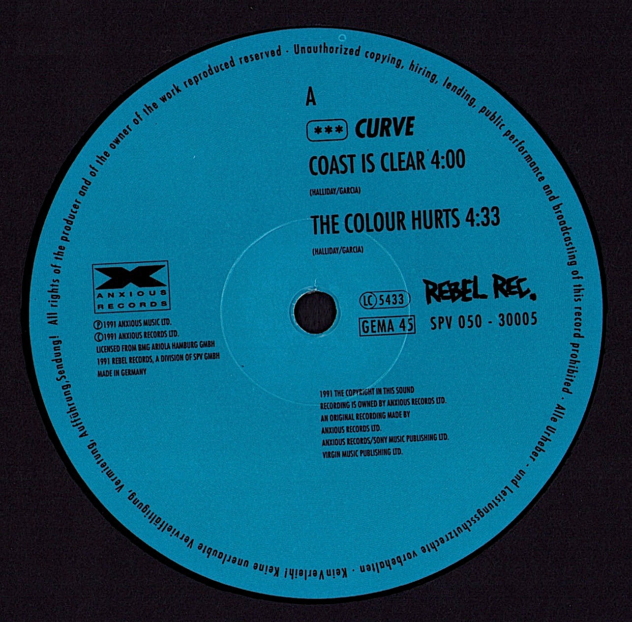 Curve – Frozen Vinyl 12"
