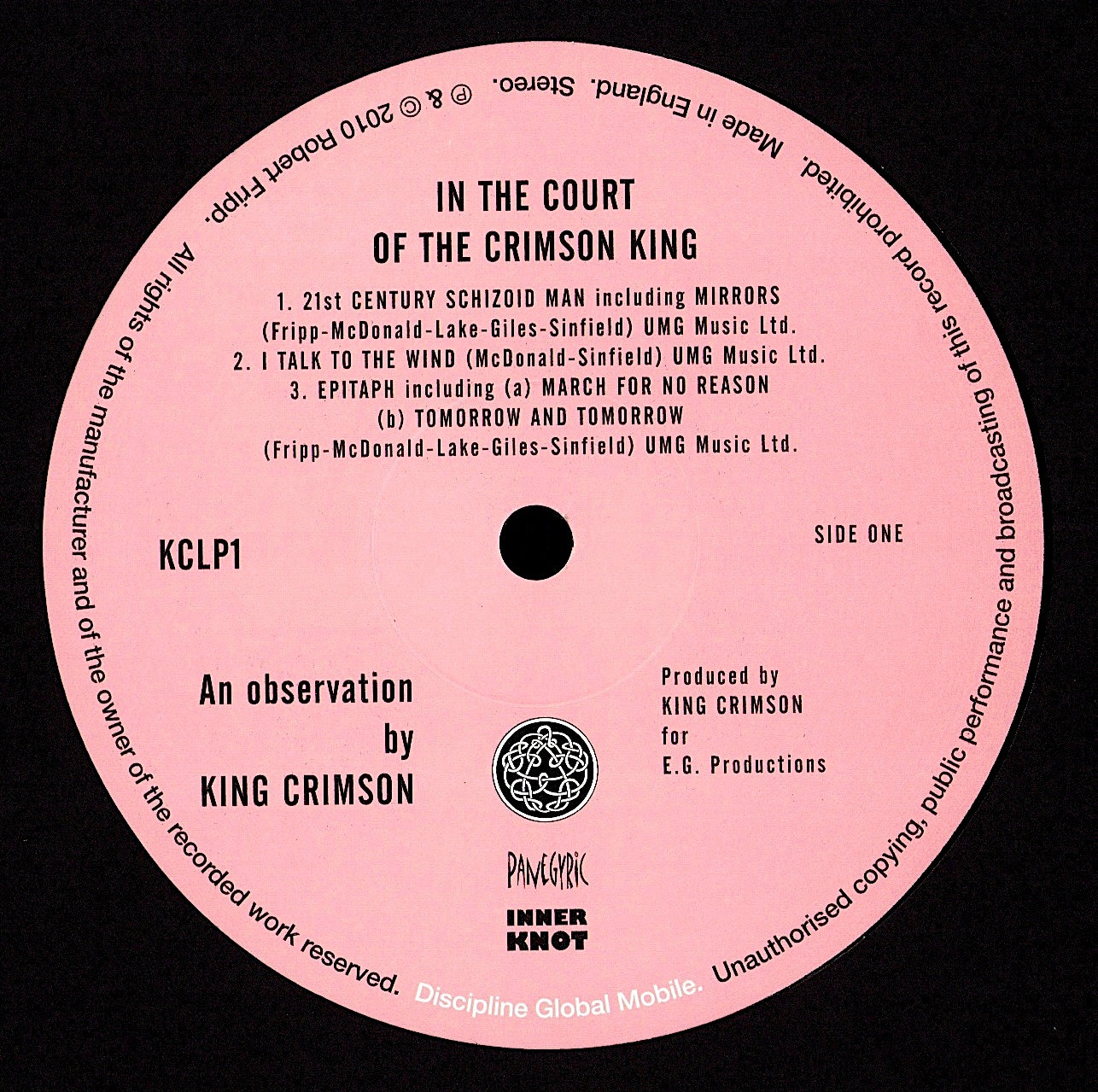 King Crimson – In The Court Of The Crimson King Vinyl LP | UK/EU/US Reissue | 200g | 2018