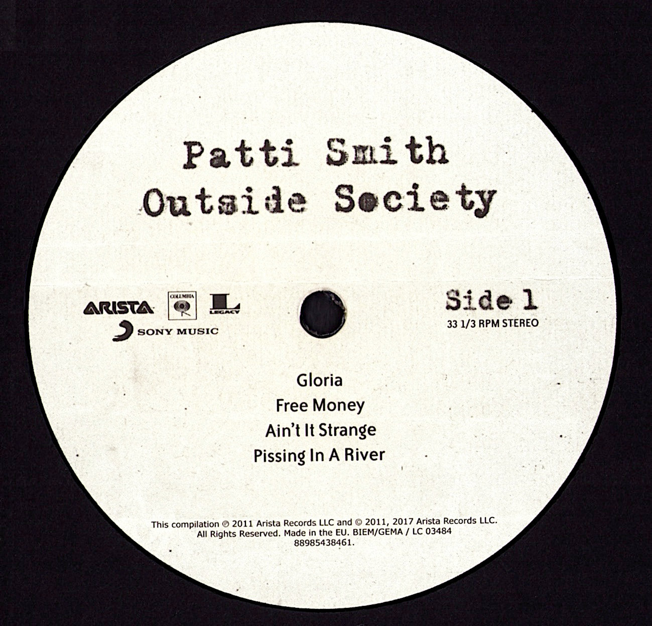 Patti Smith – Outside Society Vinyl 2LP