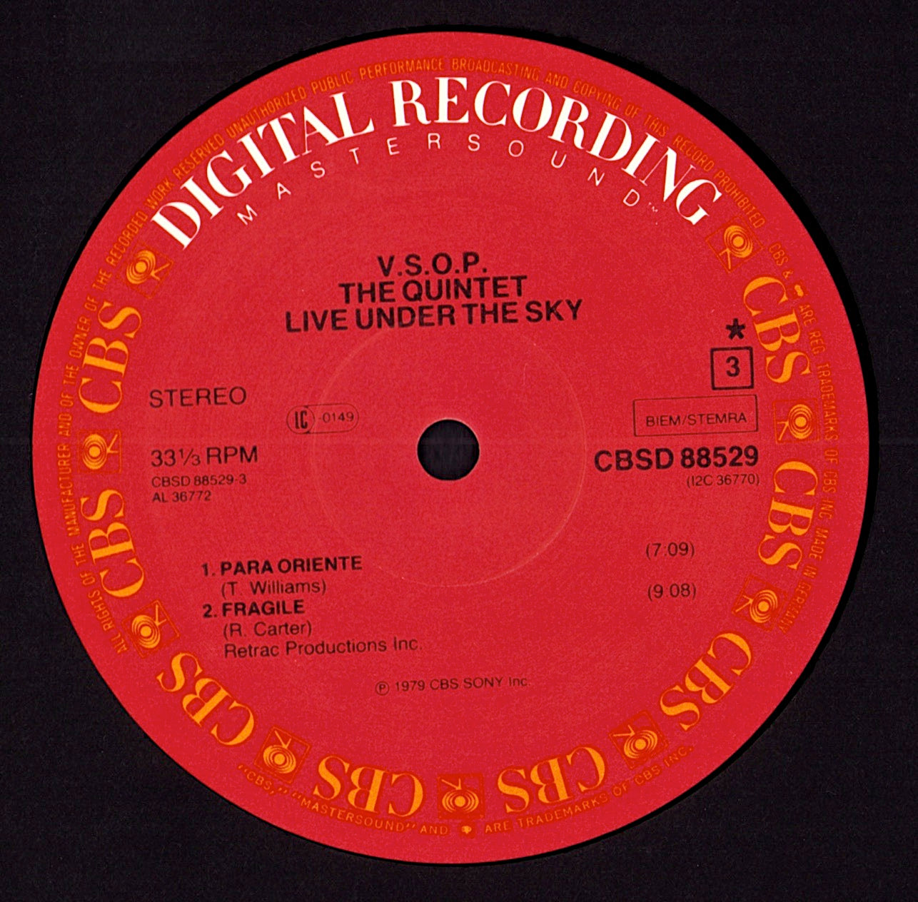 The V.S.O.P. Quintet – Live Under The Sky (Vinyl 2LP | EU Original | 1980)