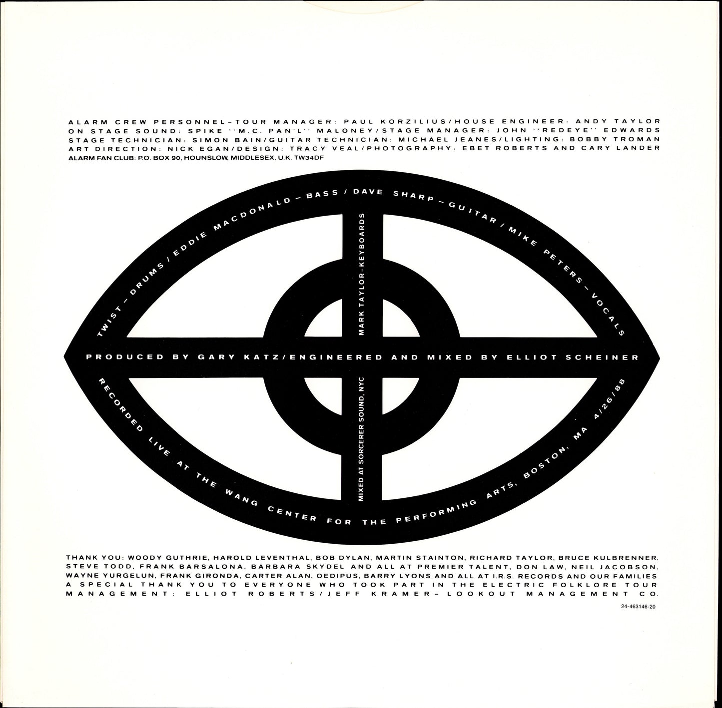 The Alarm – Electric Folklore Live Vinyl LP