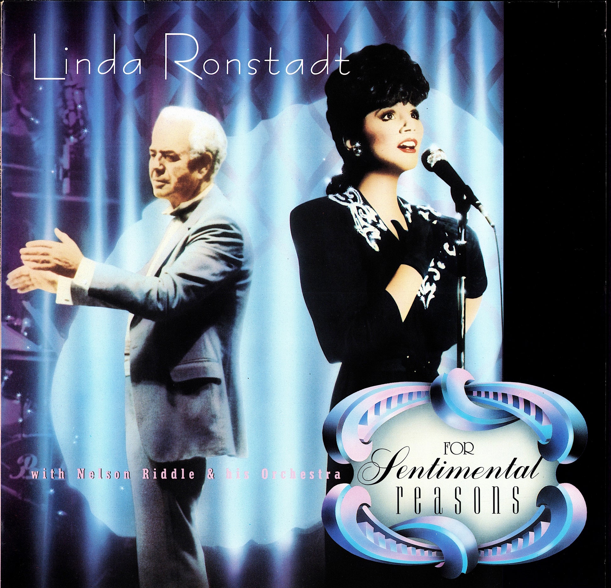 Linda Ronstadt with Nelson Riddle & His Orchestra – For Sentimental Reasons Vinyl LP | EU Original | 1986
