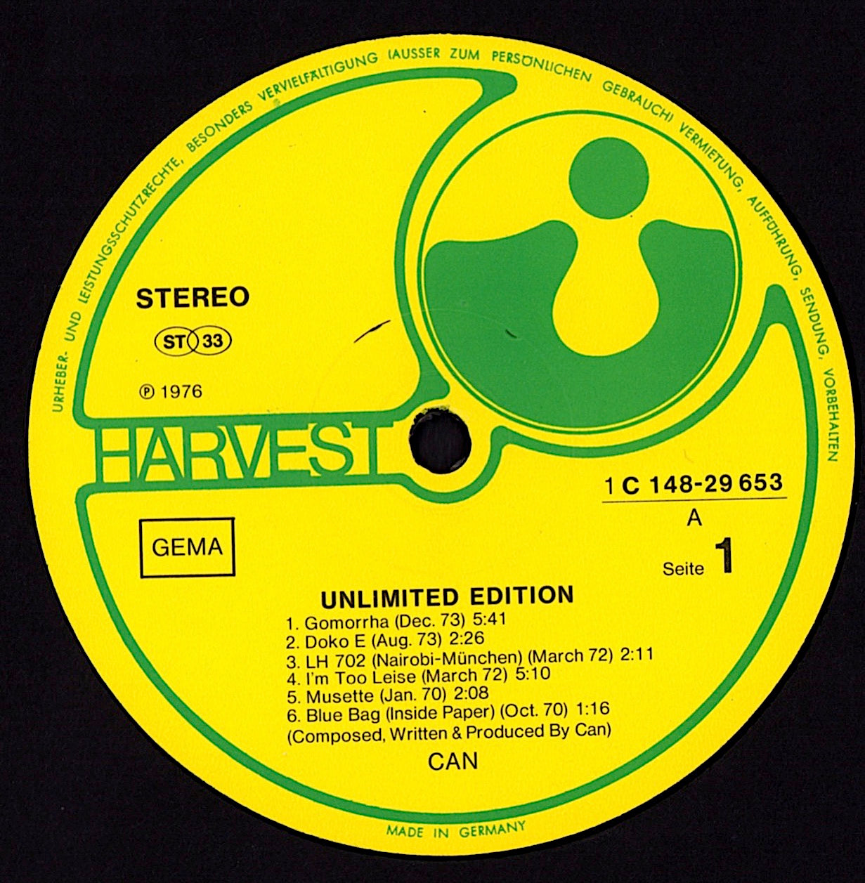 The Can - Monster Movie Vinyl LP Kopie