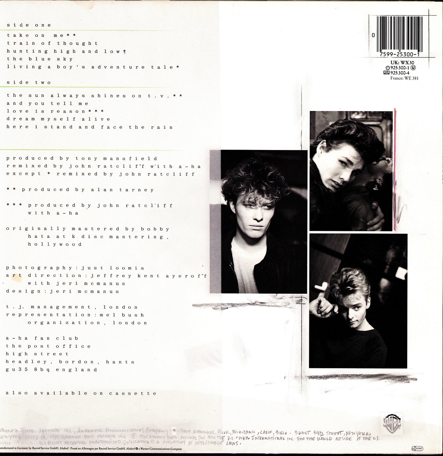a-ha - Hunting High And Low (Vinyl LP)
