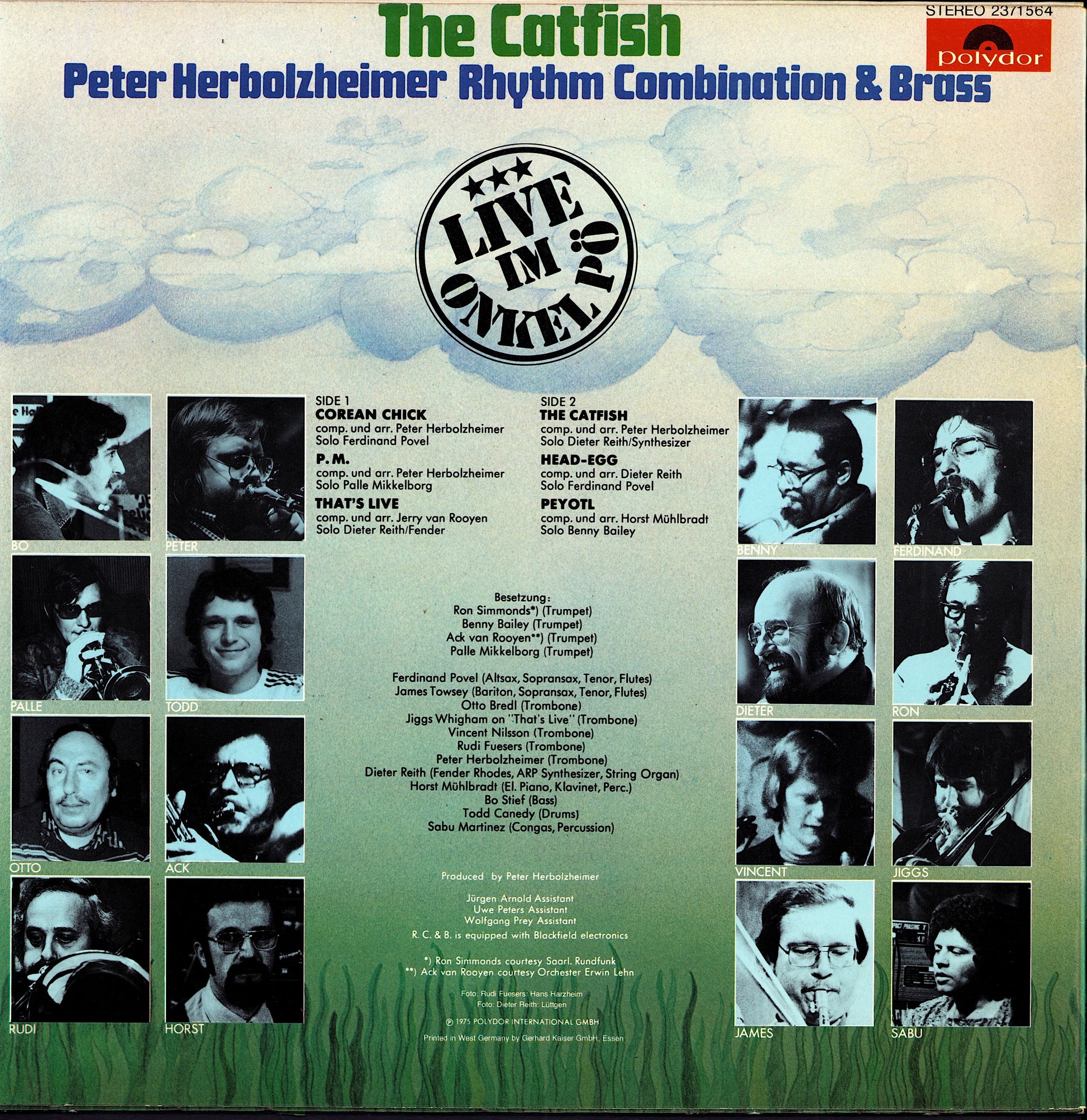 Peter Herbolzheimer Rhythm Combination & Brass – The Catfish Vinyl LP | DE Reissue | 1975