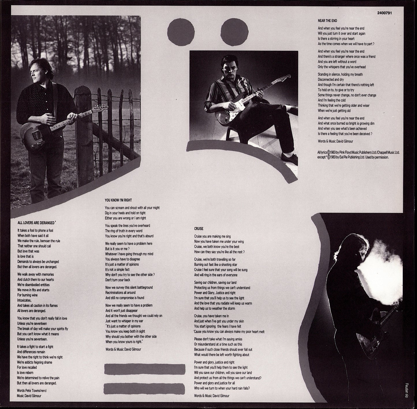 David Gilmour - About Face Vinyl LP
