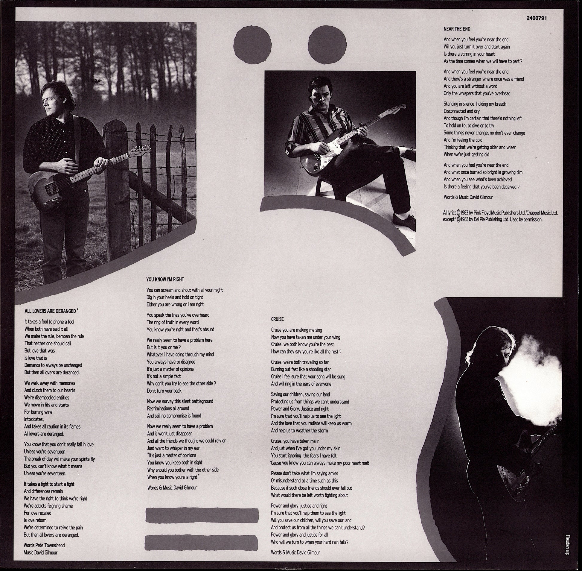 David Gilmour - About Face Vinyl LP